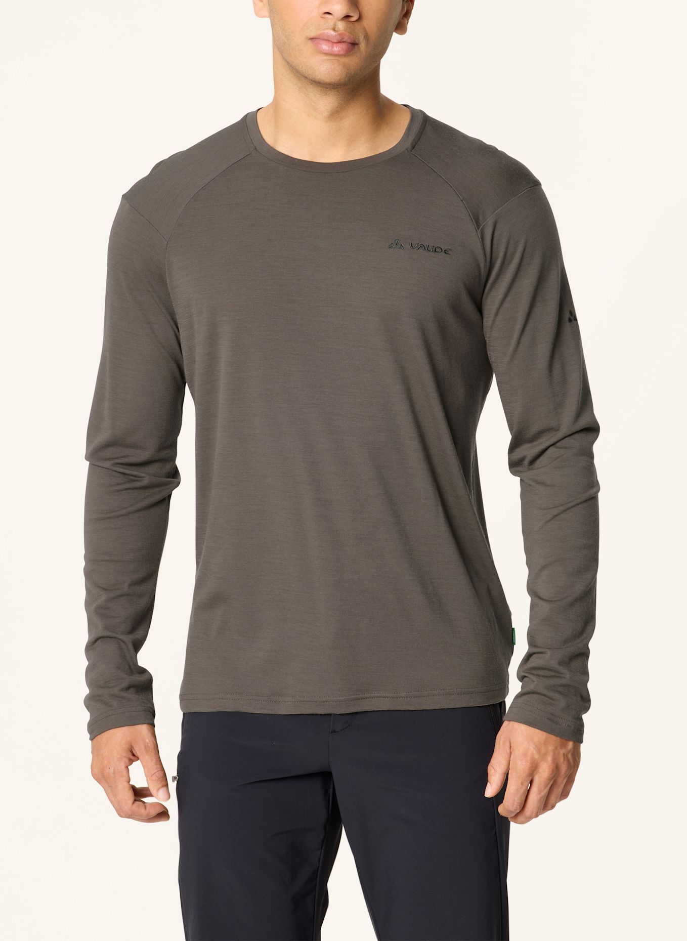 VAUDE Funktionsshirt M ESSENTIAL WOOL SHIRT: BRAUN