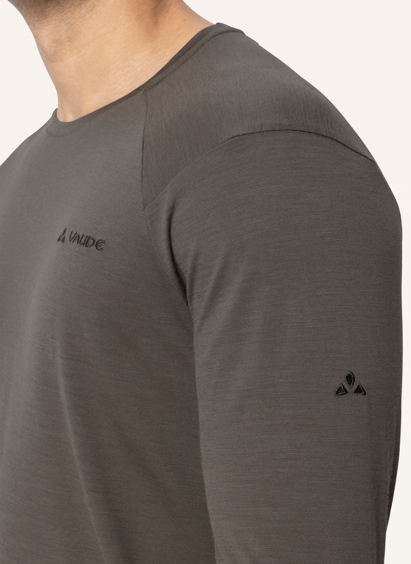 VAUDE Funktionsshirt M ESSENTIAL WOOL SHIRT: BRAUN