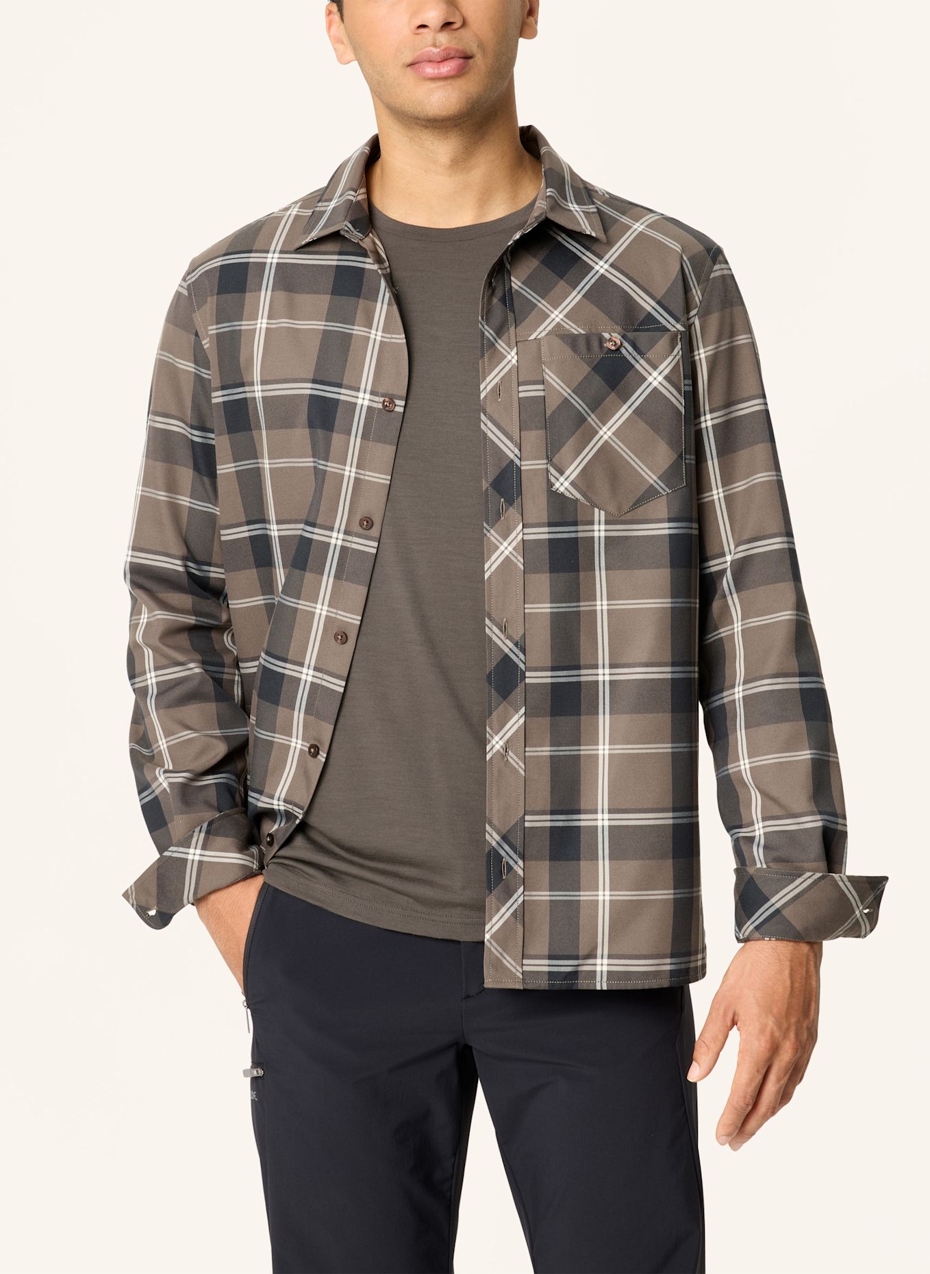 VAUDE Funktionsshirt M ESSENTIAL WOOL SHIRT: BRAUN