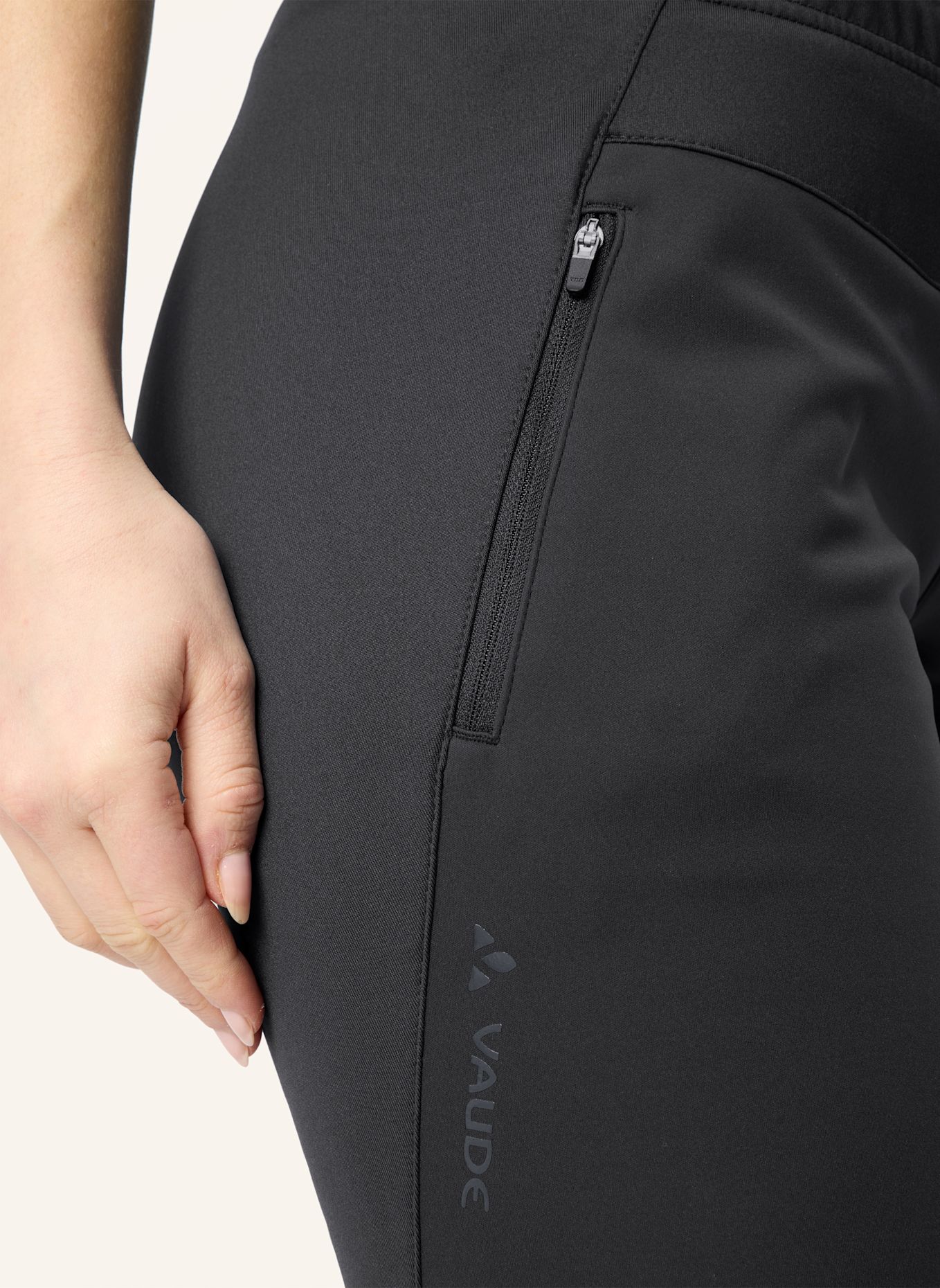 VAUDE Radhose WINTRY ohne gepolsterten Einsatz: SCHWARZ