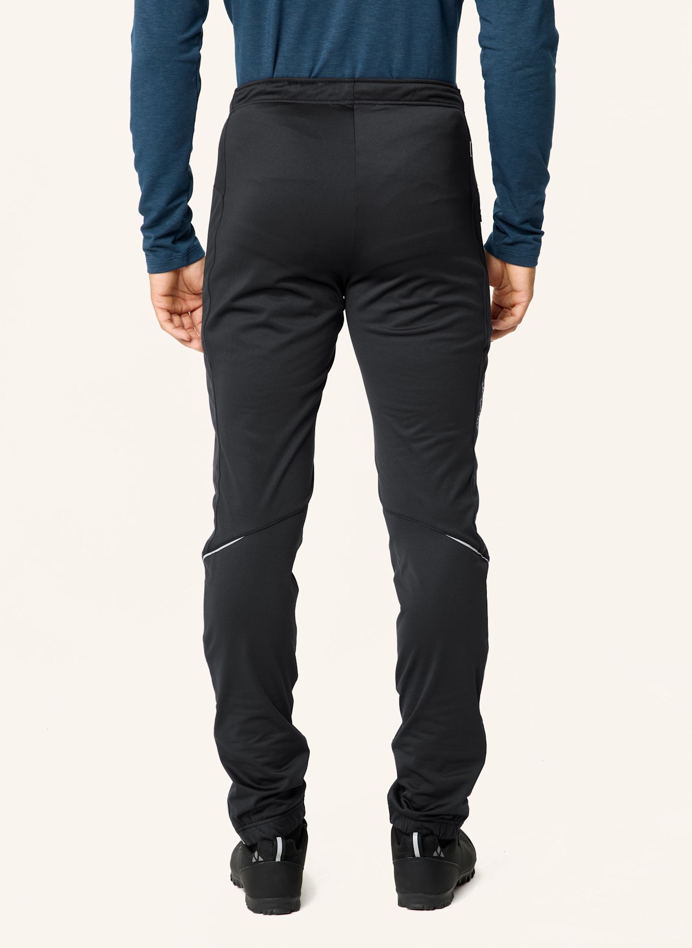 VAUDE Softshell-Radhose WINTRY 5 ohne gepolsterten Einsatz: SCHWARZ