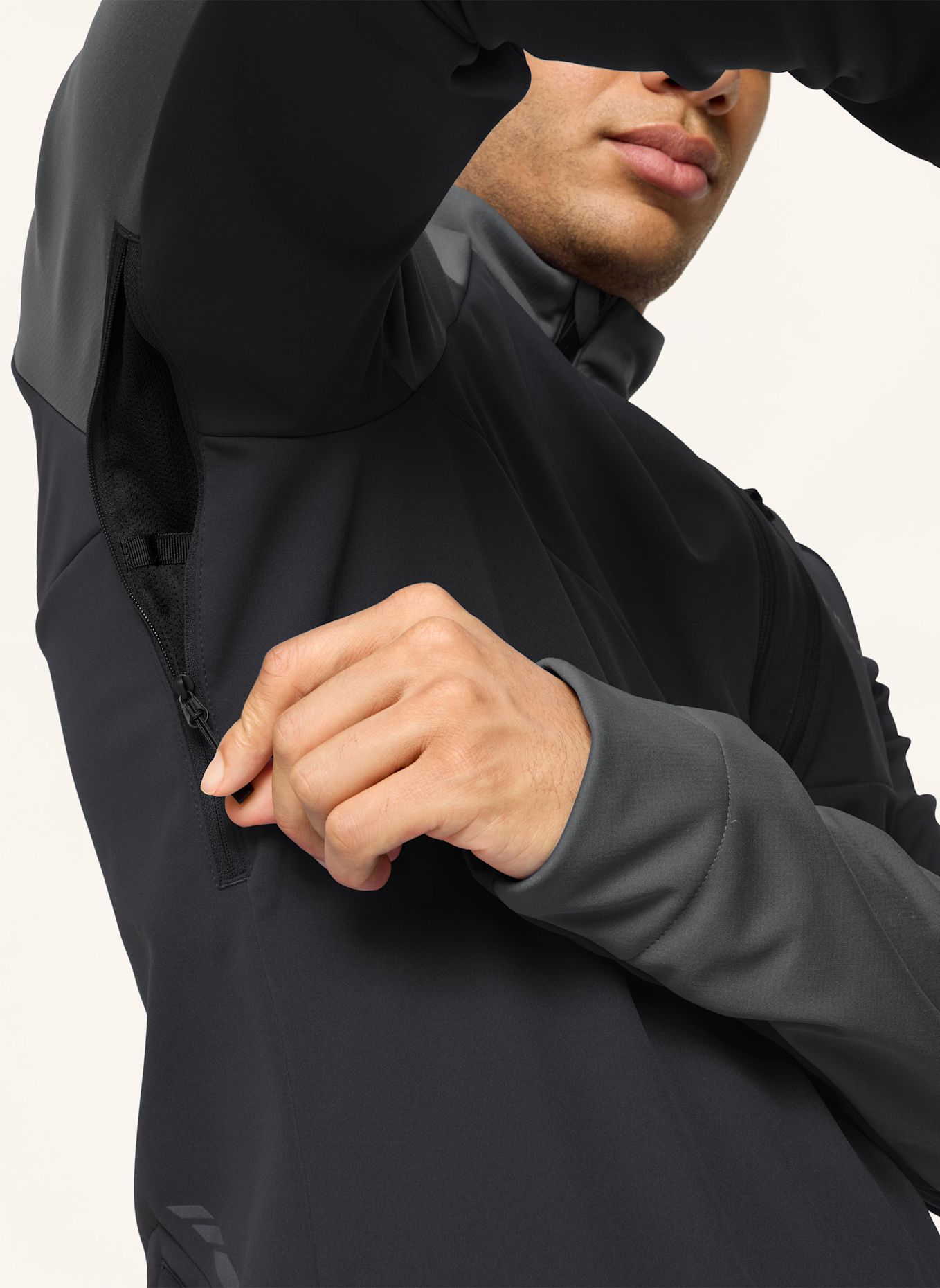 VAUDE Softshell-Jacke M POSTA SOFTSHELL J VII: GRAU