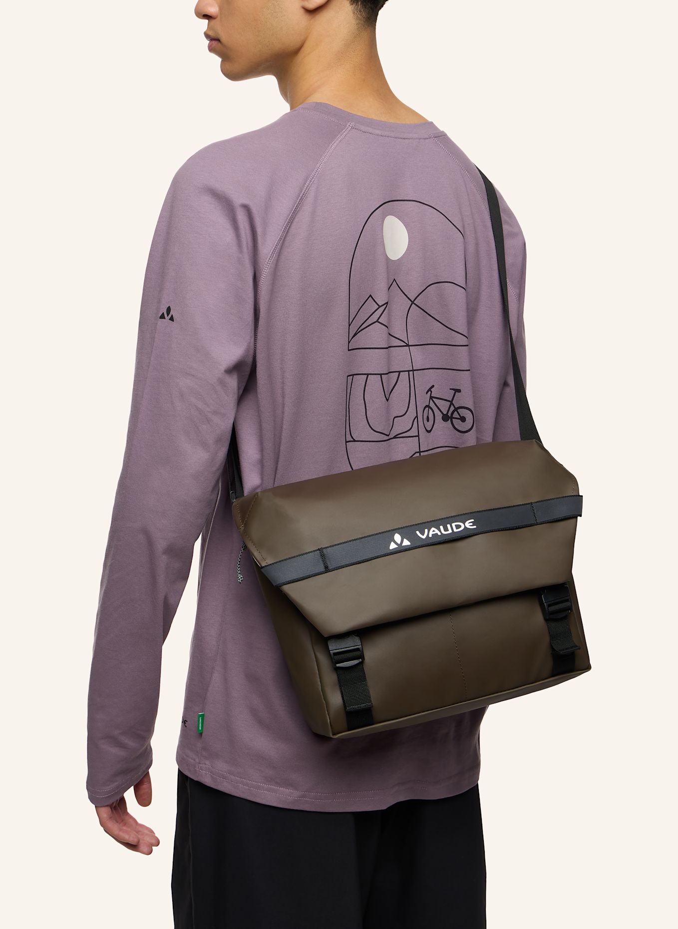 VAUDE Umhängetasche MINEO MESSENGER 9: BRAUN