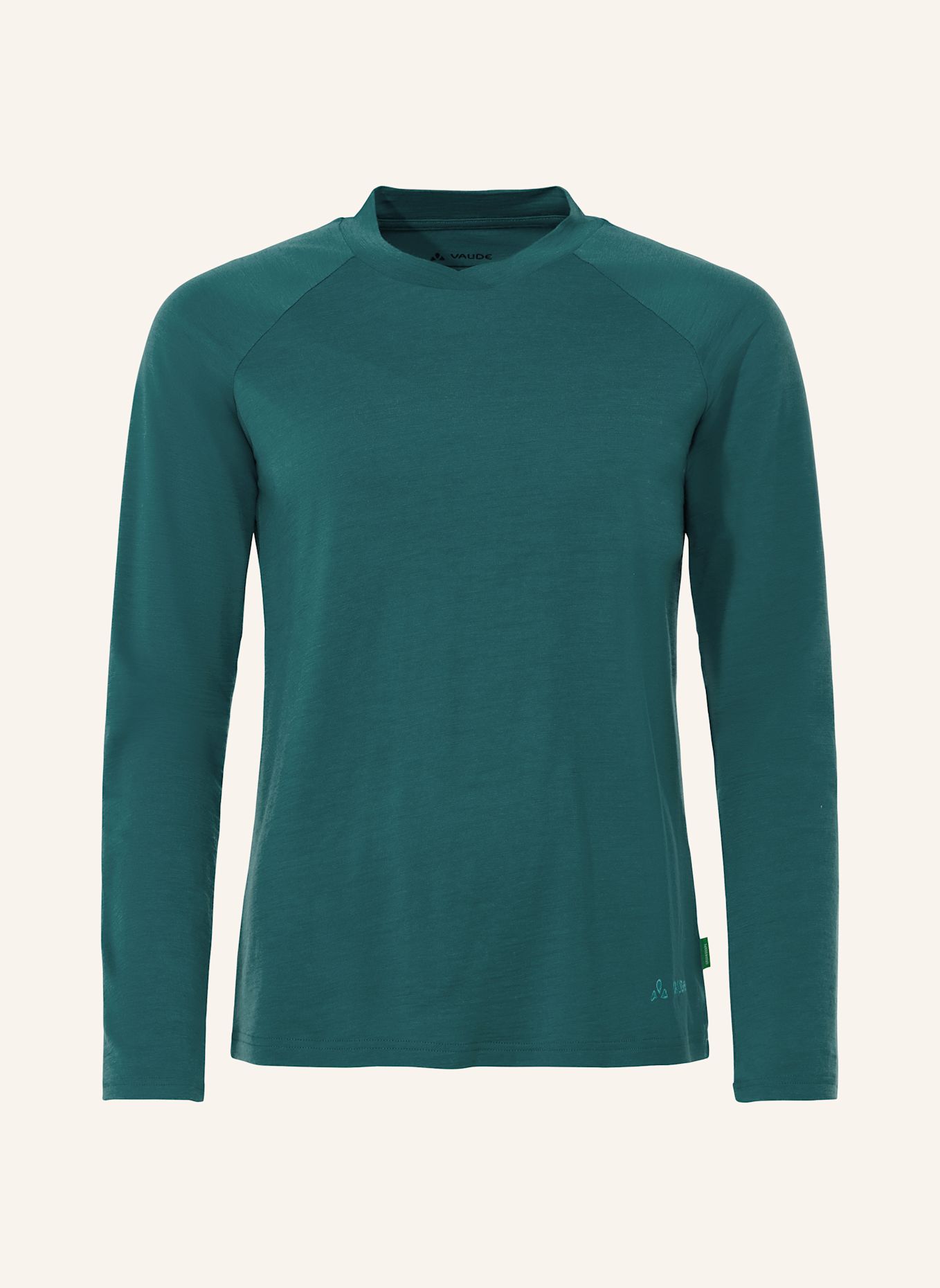 VAUDE Funktionsshirt W ESSENTIAL WOOL SHIRT: TÜRKIS / PETROL