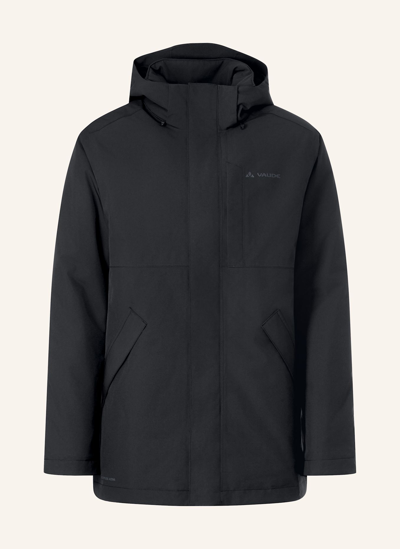 VAUDE Outdoor-Jacke M ABELIA PARKA II: SCHWARZ