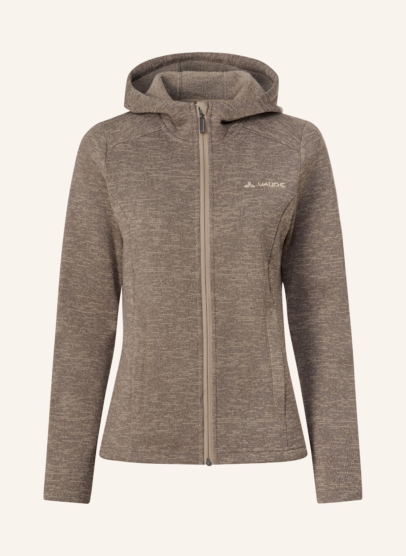 VAUDE Fleecejacke W TIKOMA HOODY JACKET II: BEIGE