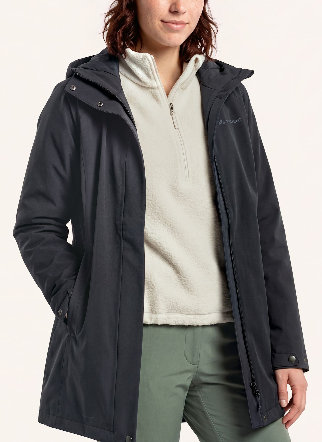 VAUDE Outdoor-Jacke W ABELIA COAT II: SCHWARZ
