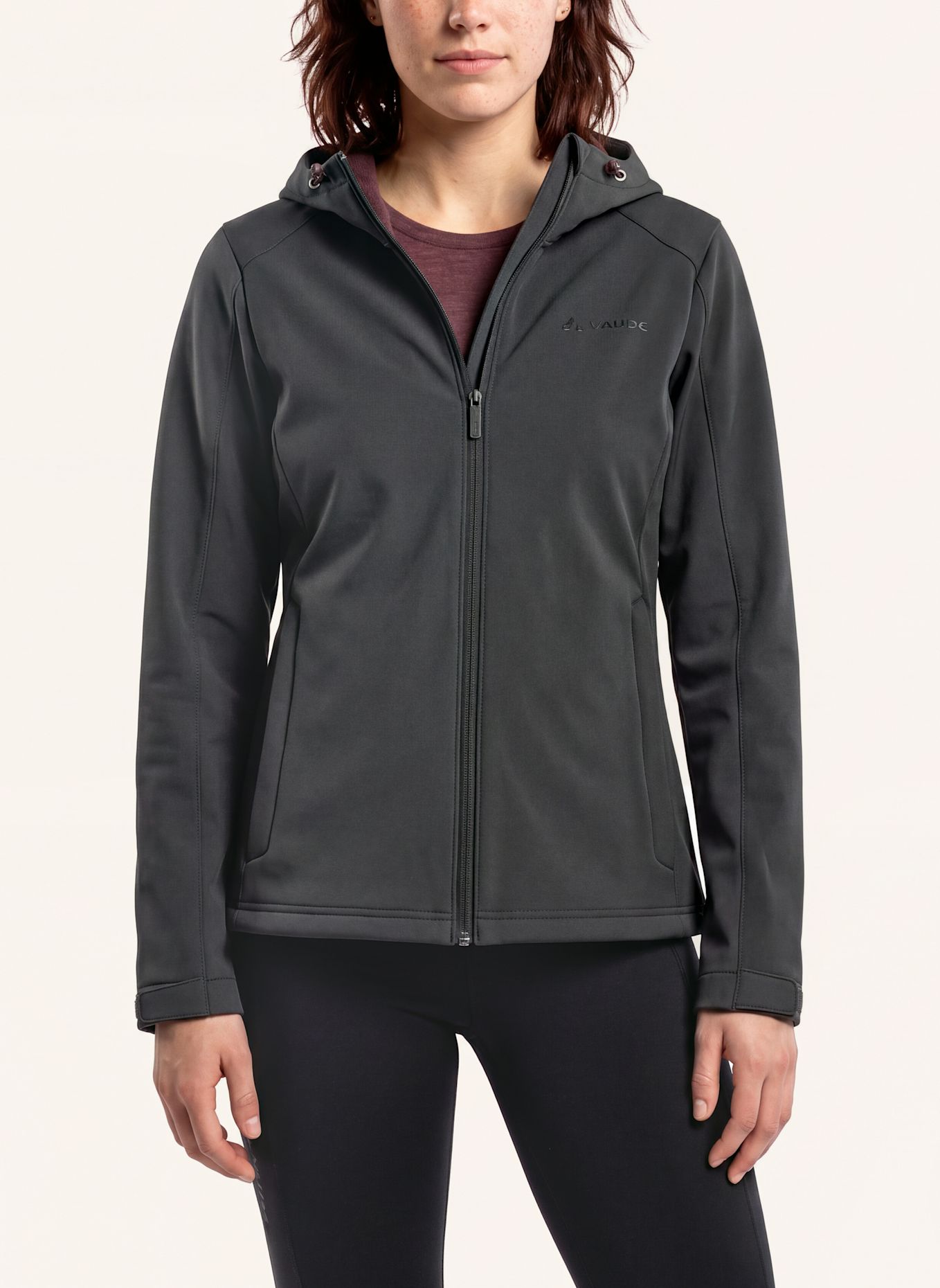 VAUDE Softshell-Jacke W MANANG SOFTSHELL JACKET: GRAU