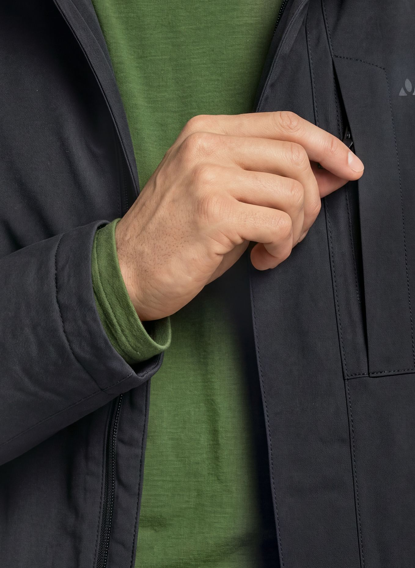 VAUDE Outdoor-Jacke M ABELIA PARKA II: SCHWARZ