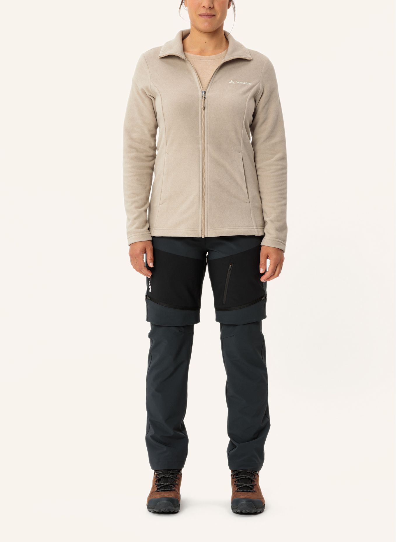 VAUDE Fleecejacke W TAMOR JACKET: BEIGE
