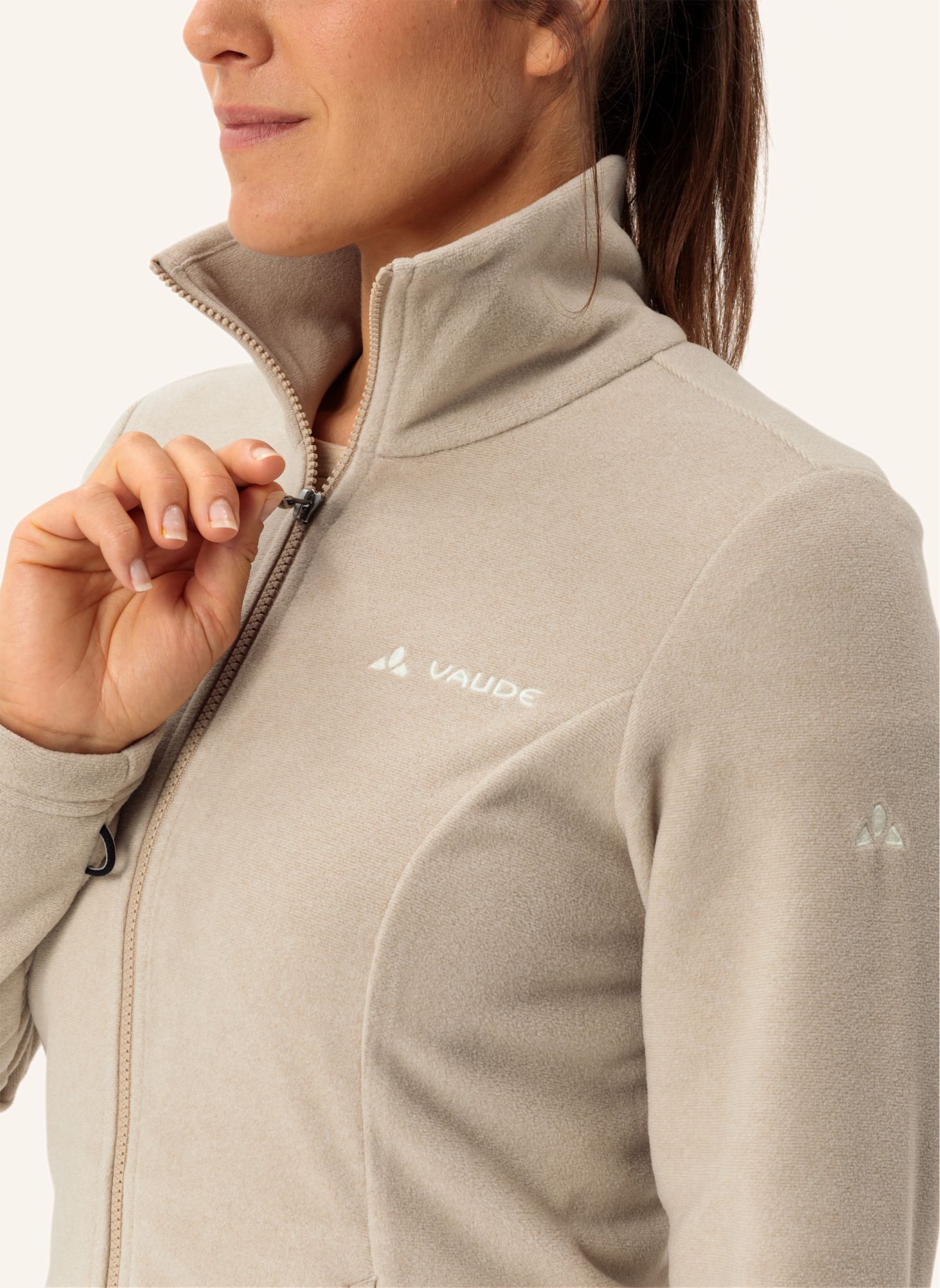 VAUDE Fleecejacke W TAMOR JACKET: BEIGE