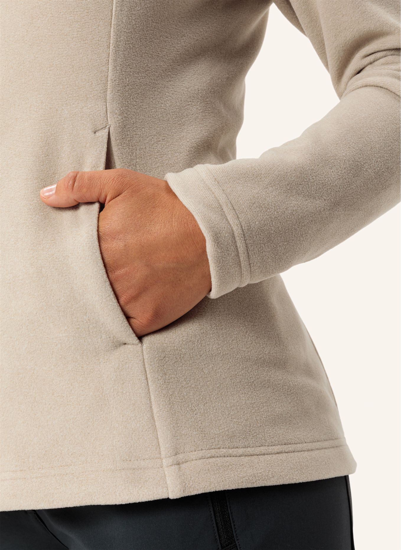 VAUDE Fleecejacke W TAMOR JACKET: BEIGE