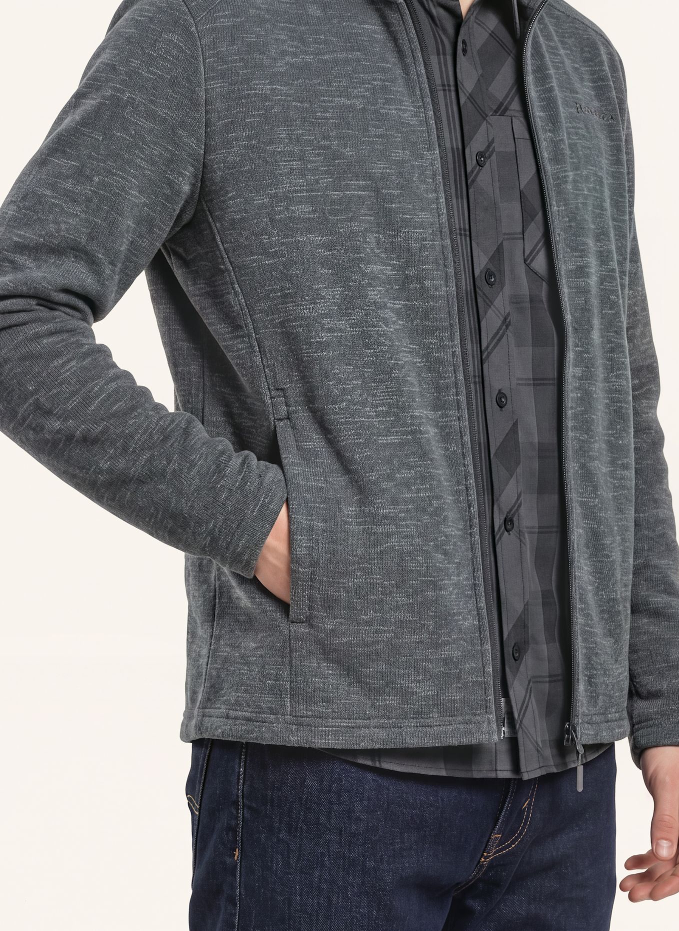VAUDE Fleecejacke M TIKOMA FLEECE JACKET II: GRAU