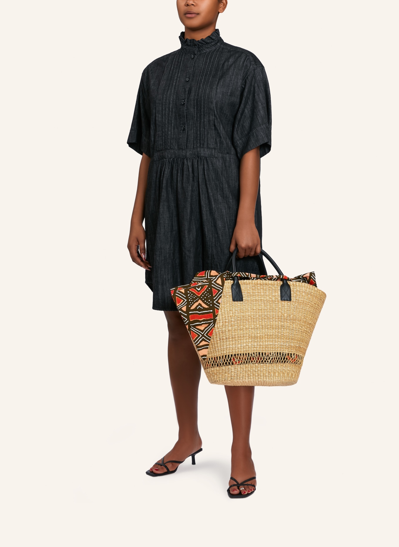 SUSU ACCRA Shopper EFIA WINDOW, Farbe: BEIGE (Bild 6)