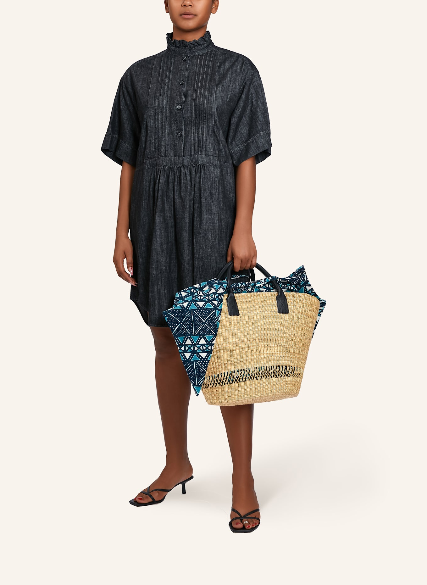 SUSU ACCRA Shopper QALI2: BEIGE