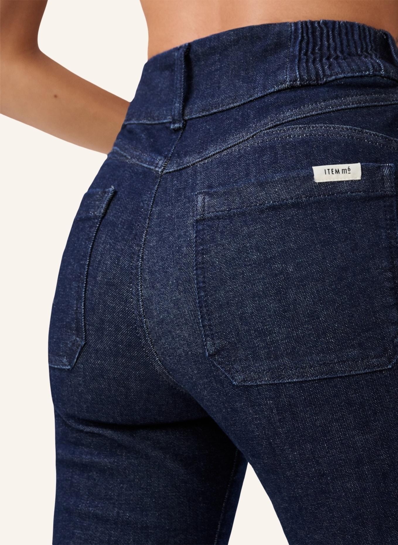 ITEM m6 Flared Jeans HIGH RISE DENIM, Farbe: DUNKELBLAU (Bild 5)