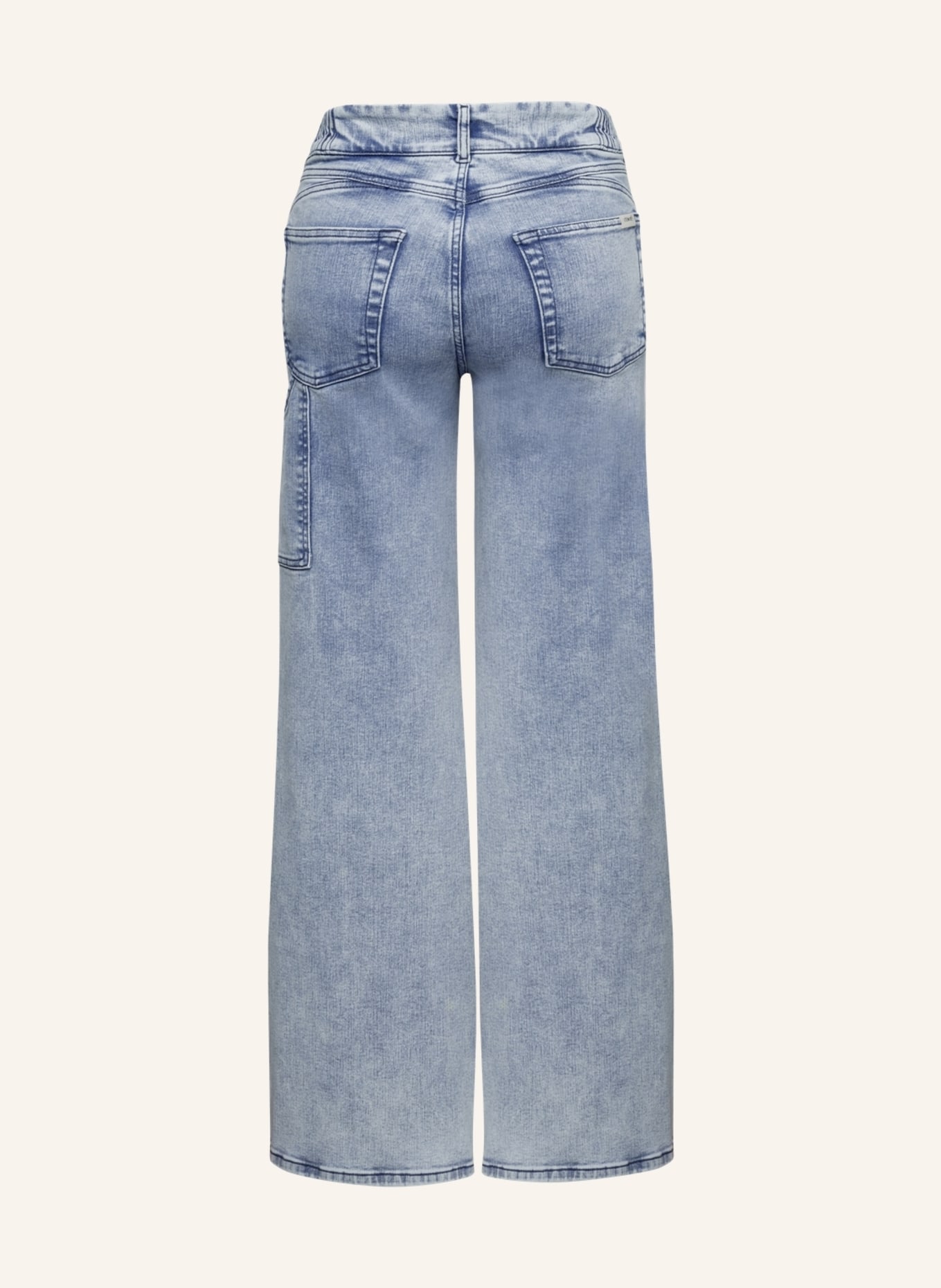 ITEM m6 Flared Jeans WIDE LEGGED HIGH RISE DENIM, Farbe: HELLBLAU (Bild 2)