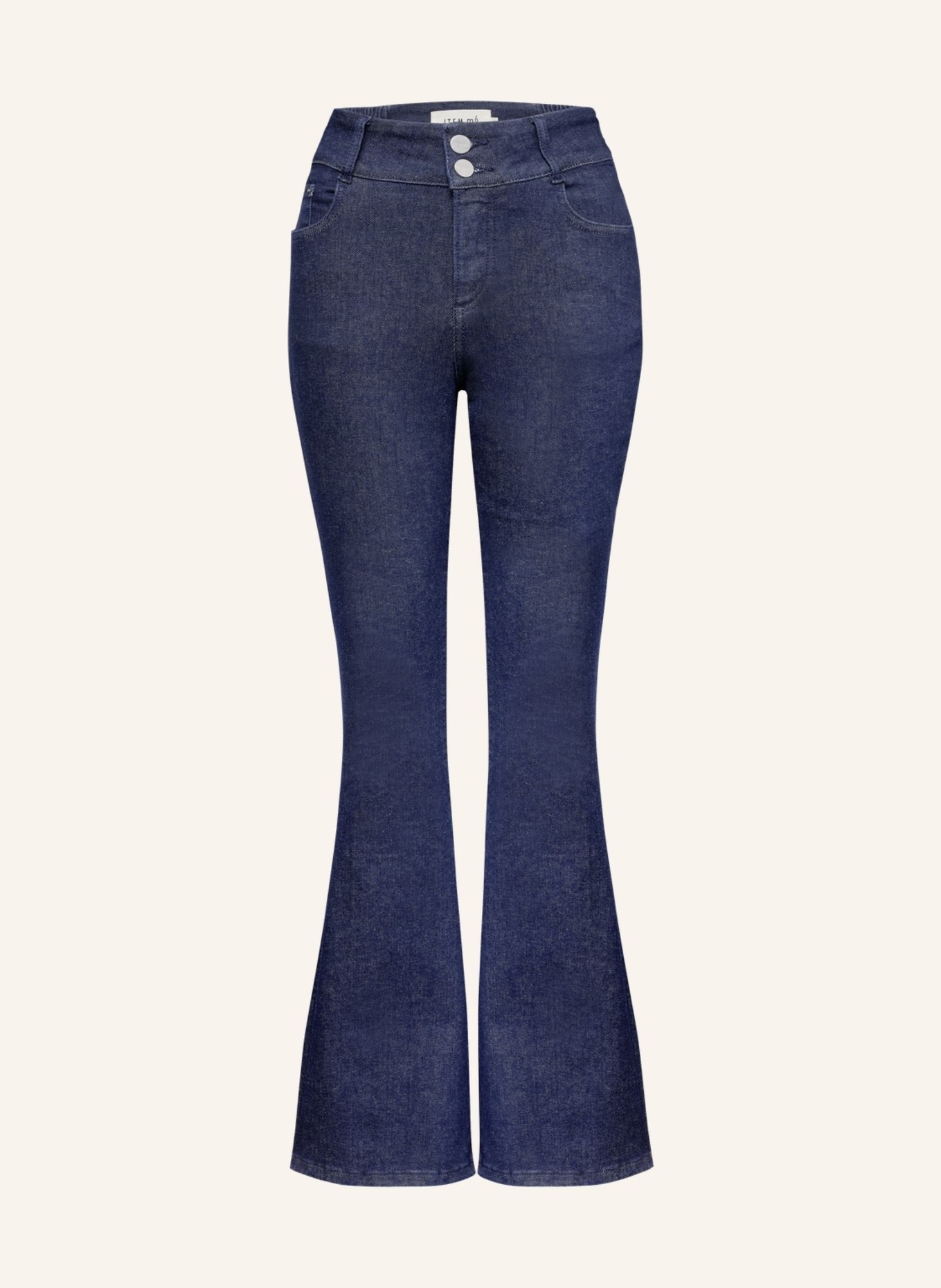 ITEM m6 Flared Jeans HIGH RISE DENIM, Farbe: DUNKELBLAU (Bild 1)