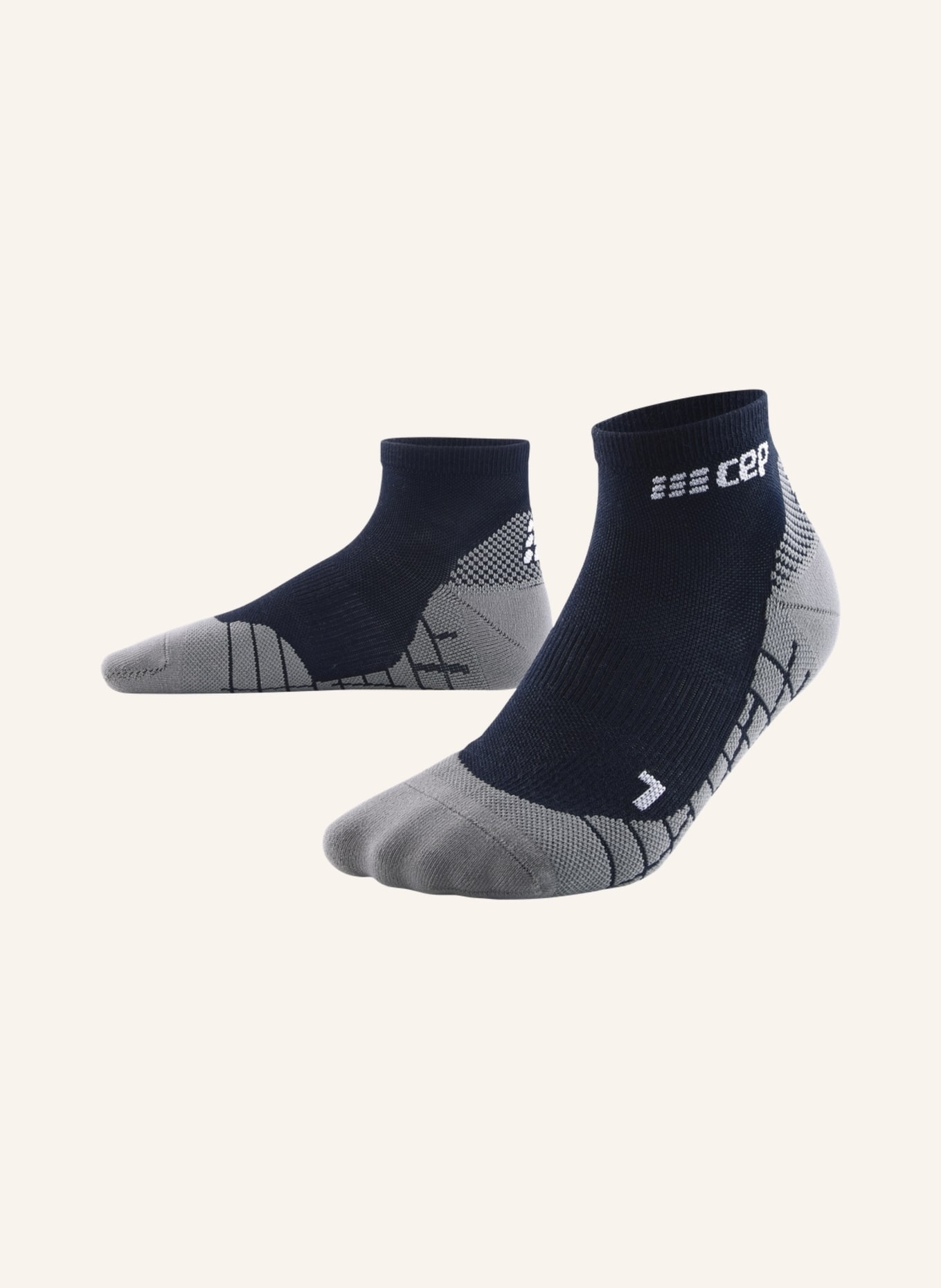 cep Trekking-Socken LIGHT MERINO LOW CUT  Mit Kompression, Farbe: BLAU (Bild 1)