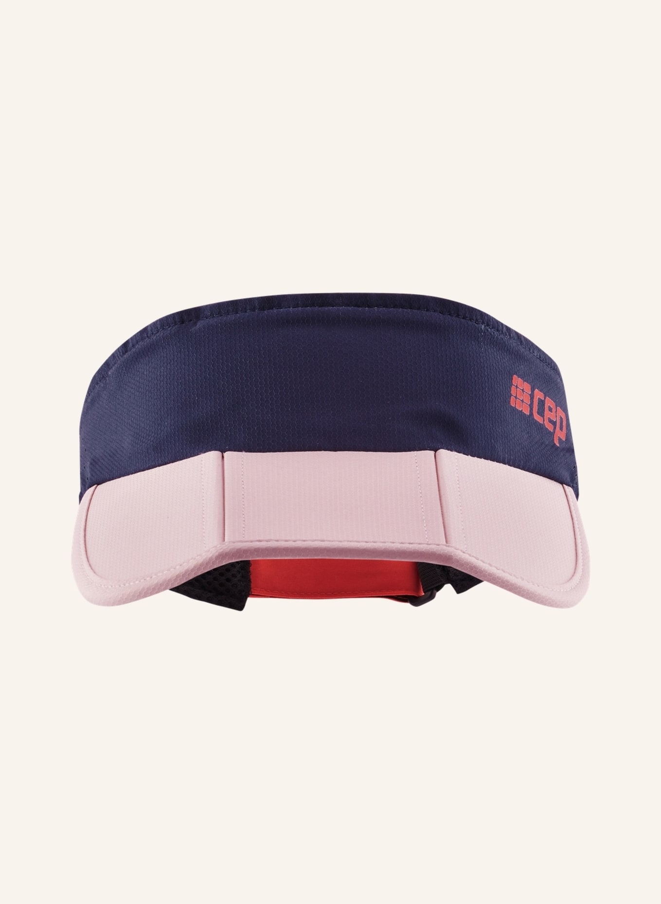 cep Visor-Cap THE RUN: DUNKELBLAU/ CREME
