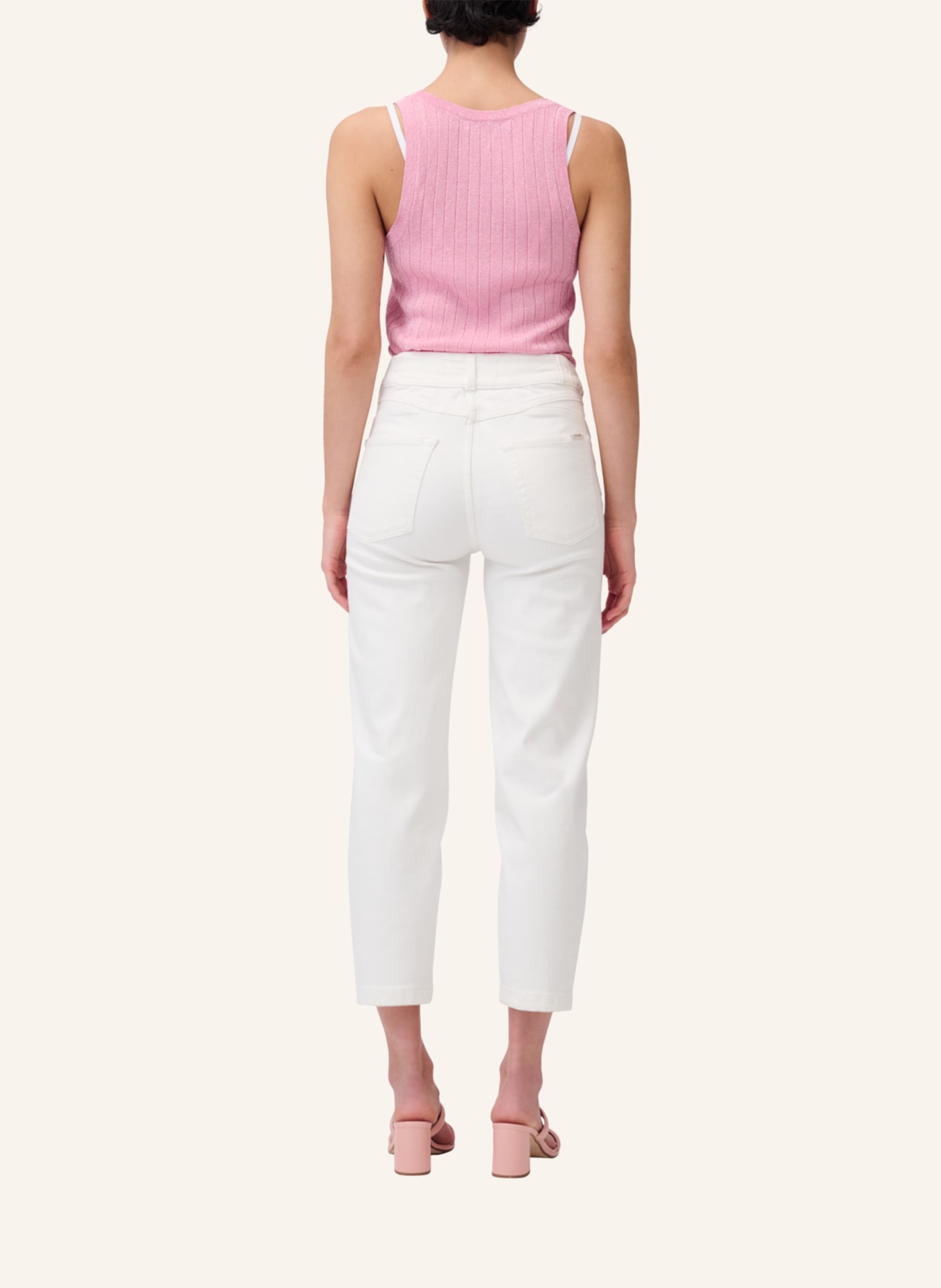 ITEM m6 Jeans-Culotte CROPPED HIGH RISE DENIM, Farbe: WEISS (Bild 2)