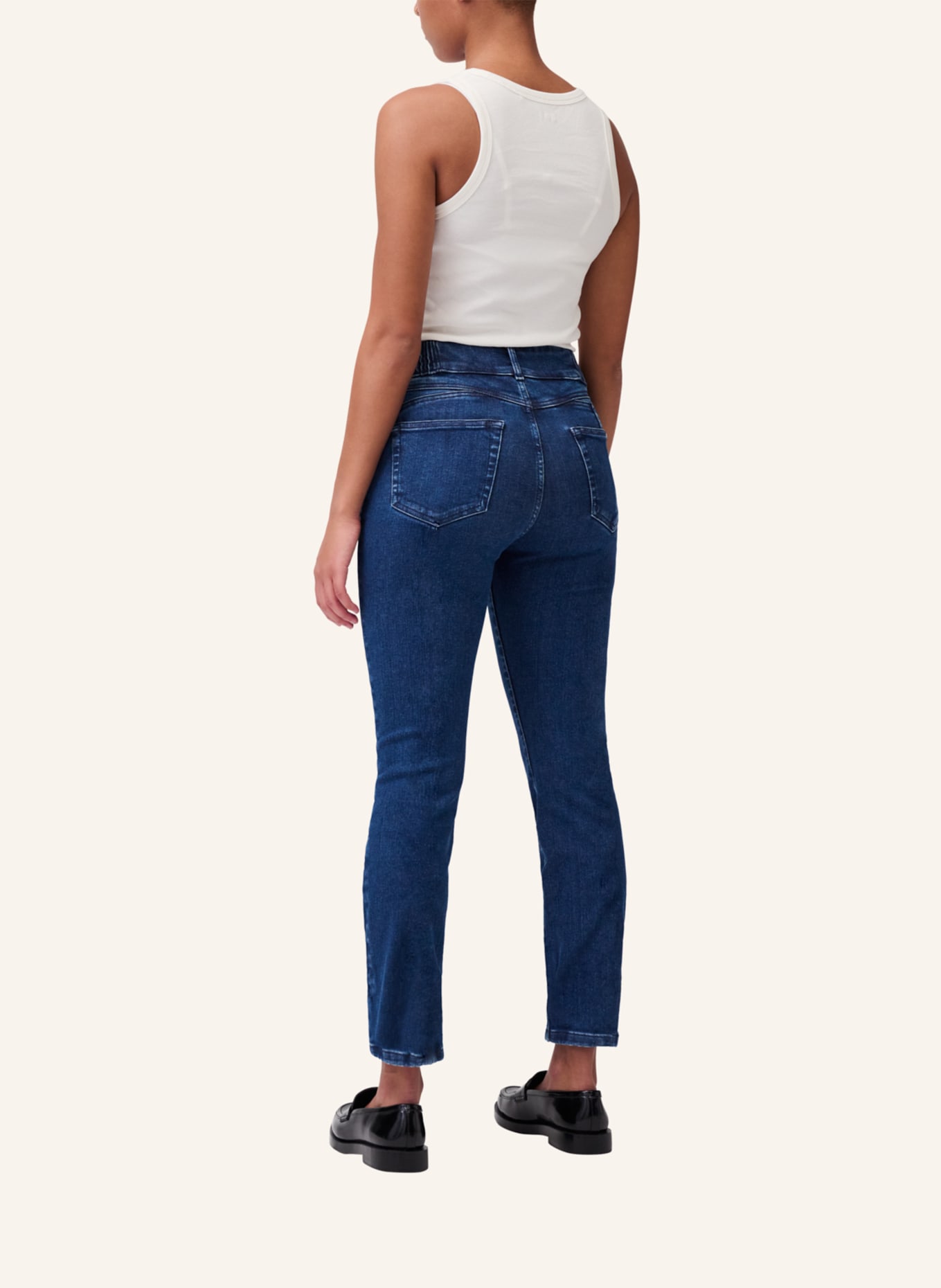 ITEM m6 Jeans SLIM HIGH RISE DENIM mit Shaping-Effekt, Farbe: BLAU (Bild 4)