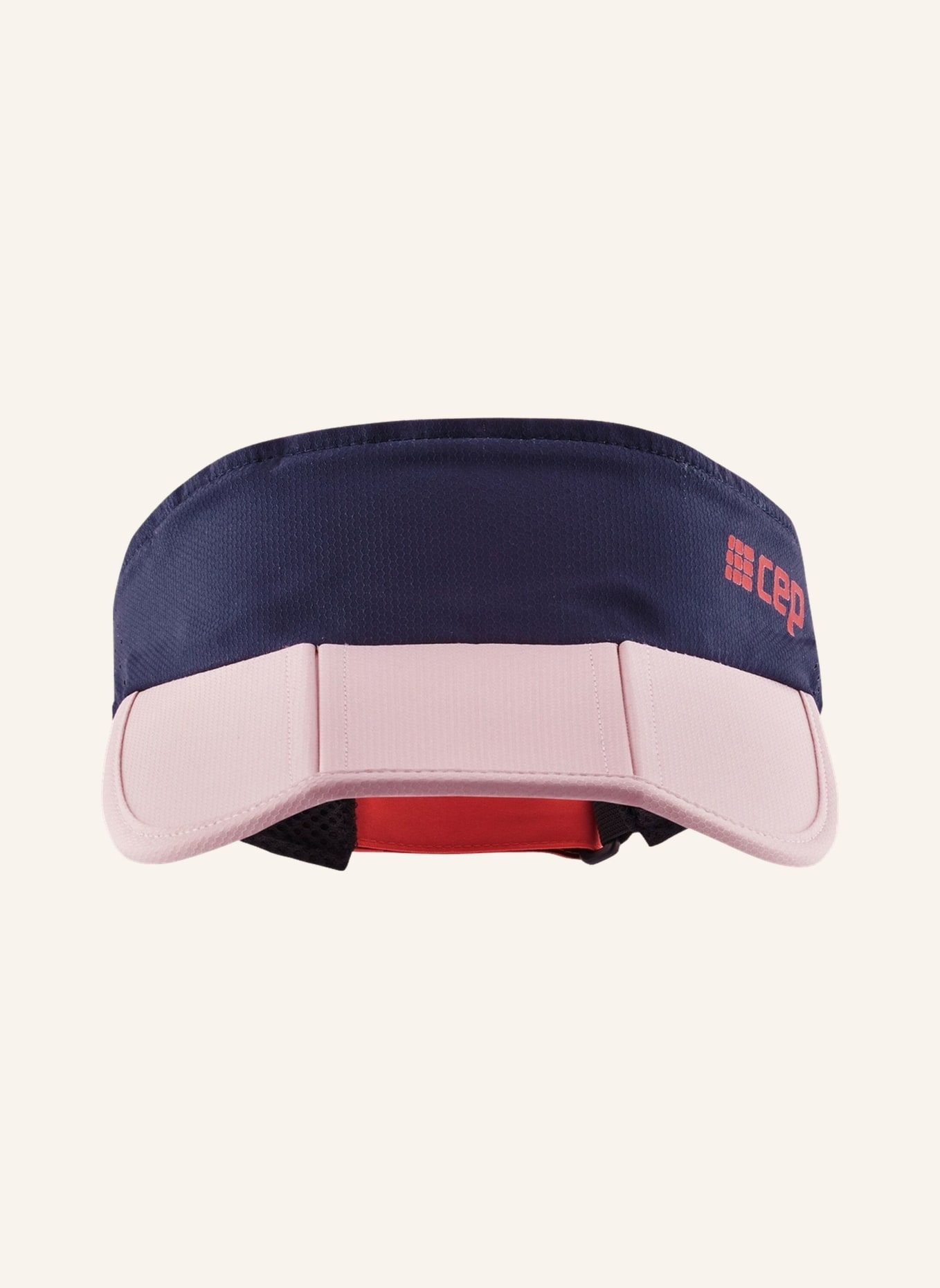 cep Visor-Cap THE RUN: DUNKELBLAU/ CREME