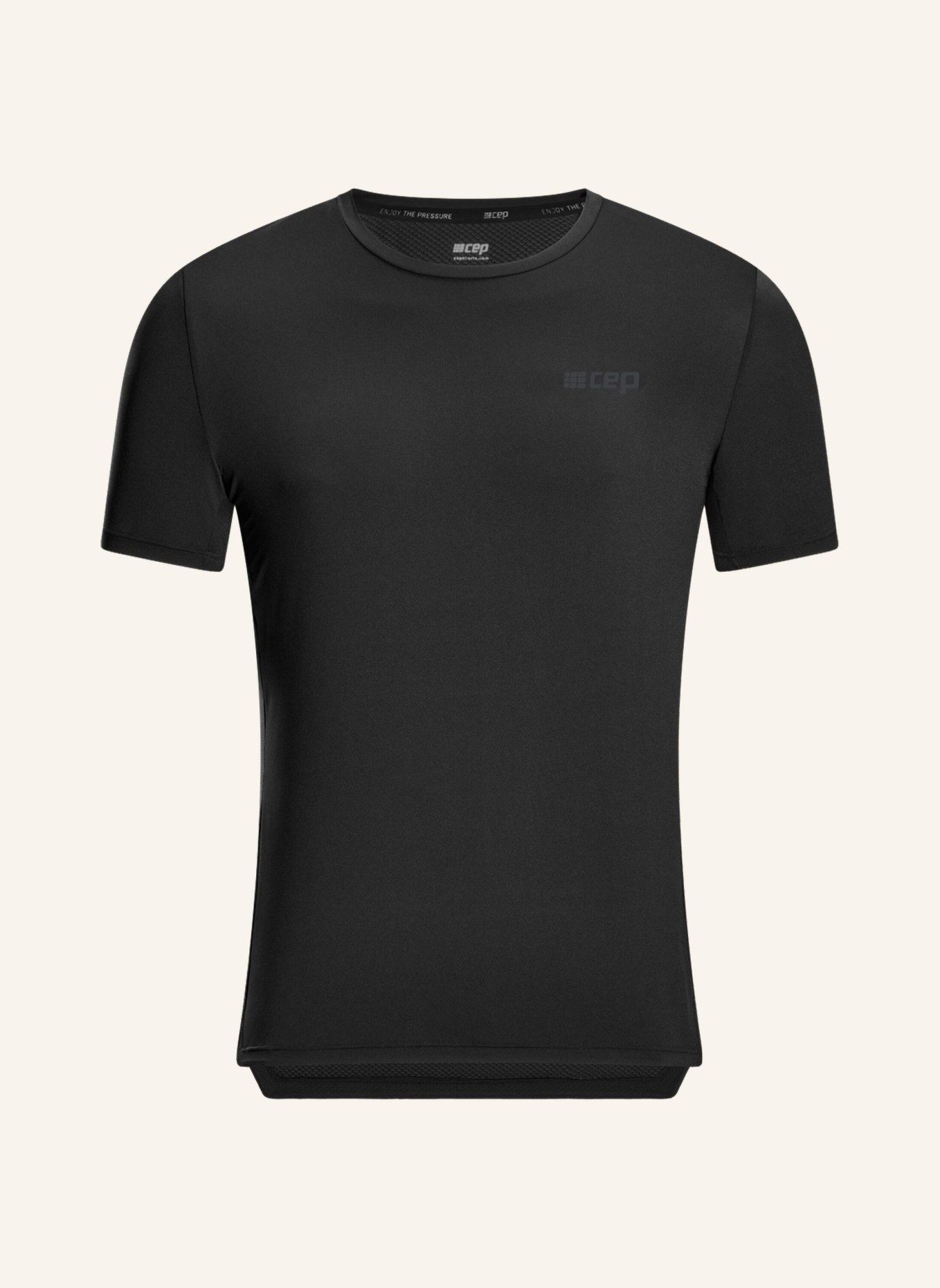 cep Laufshirt THE RUN SHORT SLEEVE, Farbe: SCHWARZ (Bild 1)