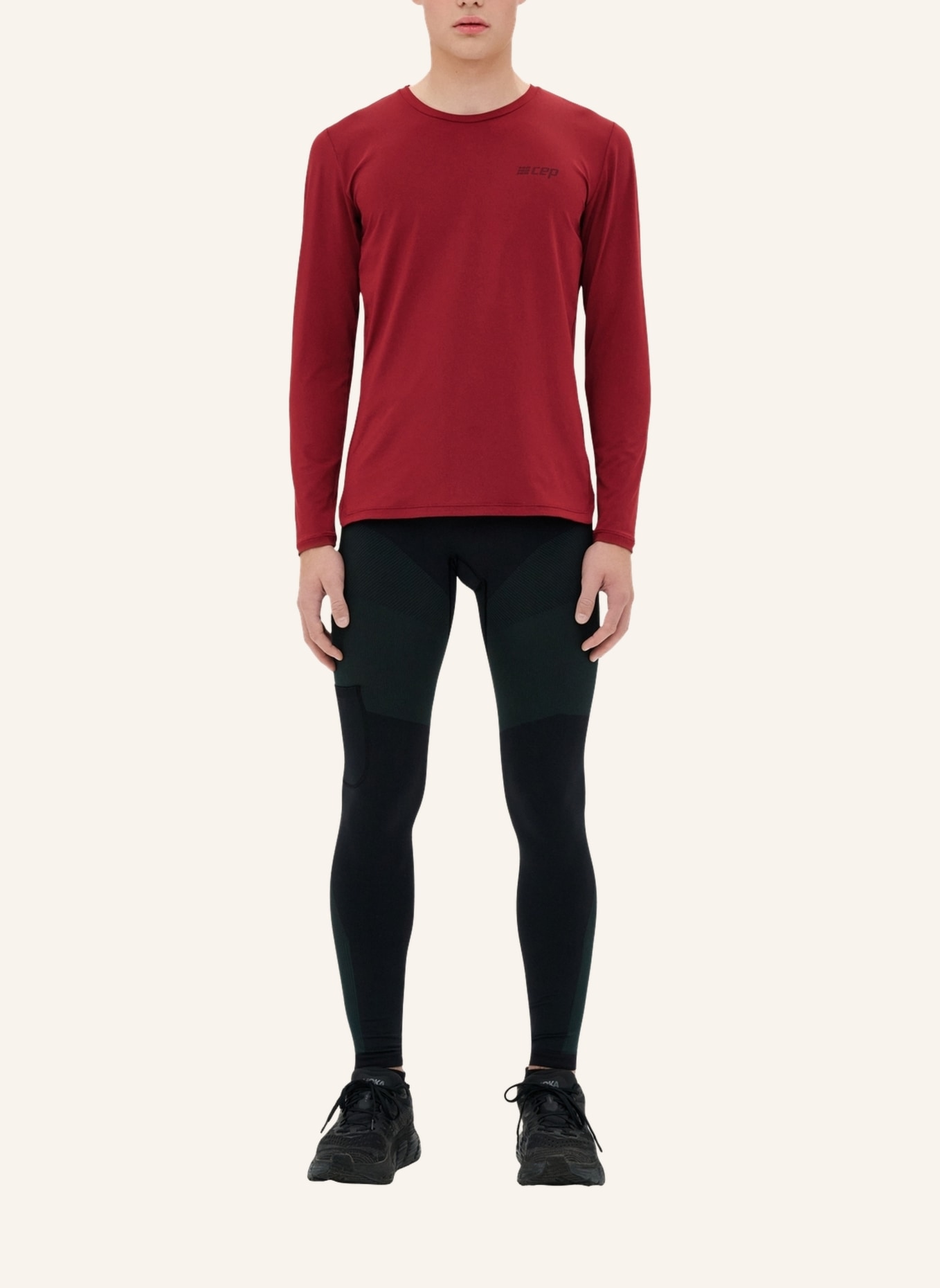 cep Tights THE RUN SEAMLESS mit Kompression, Farbe: SCHWARZ (Bild 2)