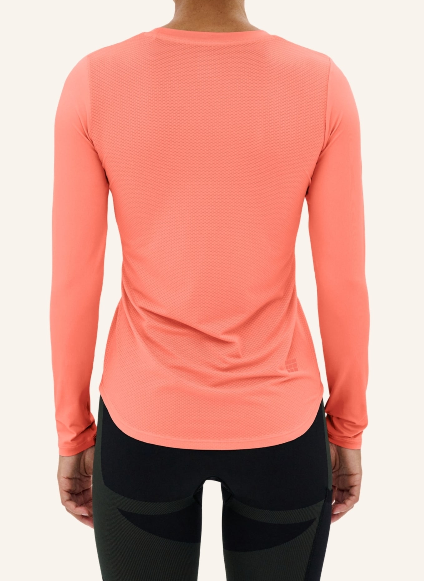 cep Laufshirt THE RUN LONG SLEEVE, Farbe: ORANGE (Bild 2)