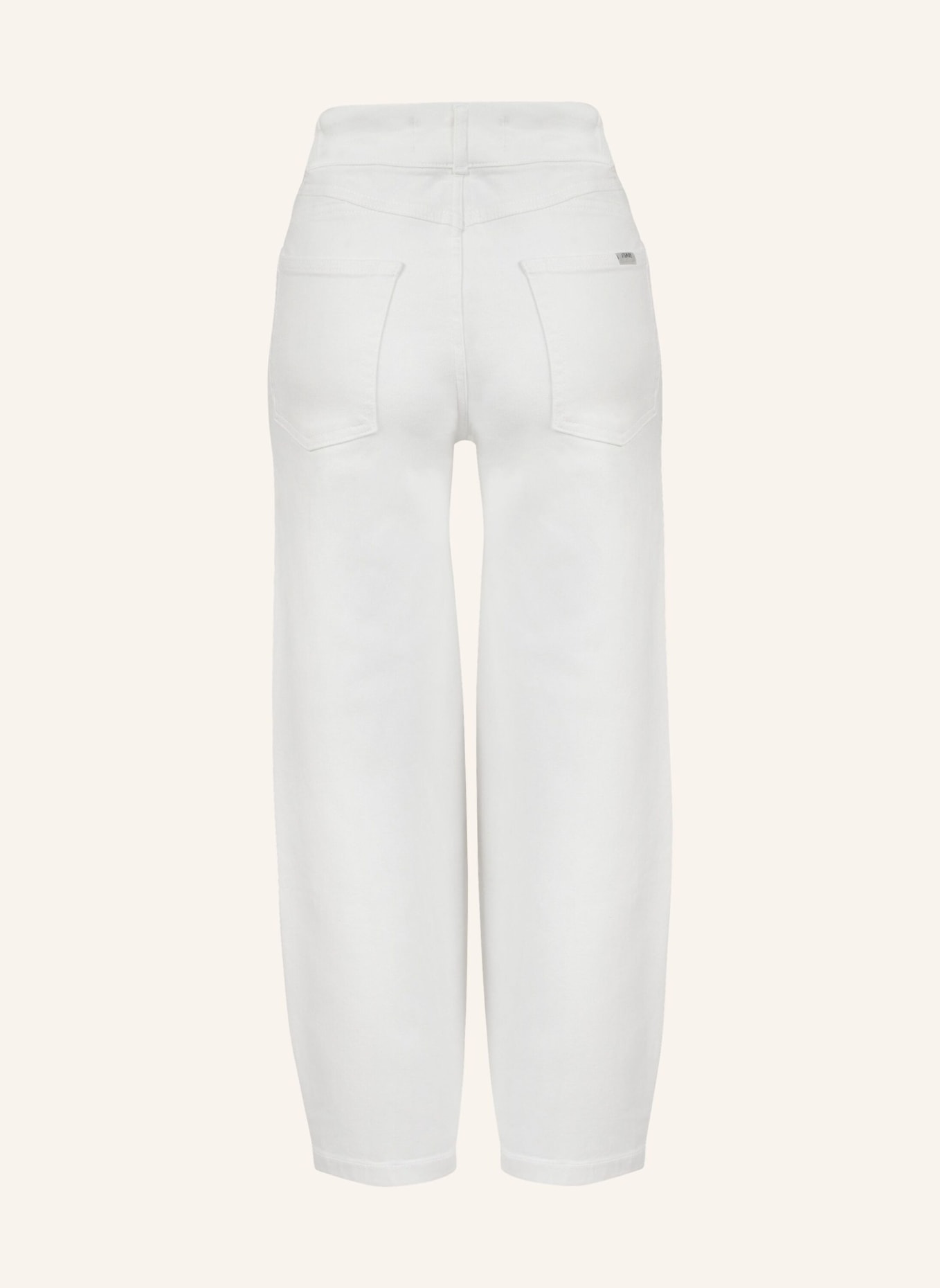 ITEM m6 7/8-Jeans CROPPED HIGH RISE DENIM, Farbe: WEISS (Bild 3)