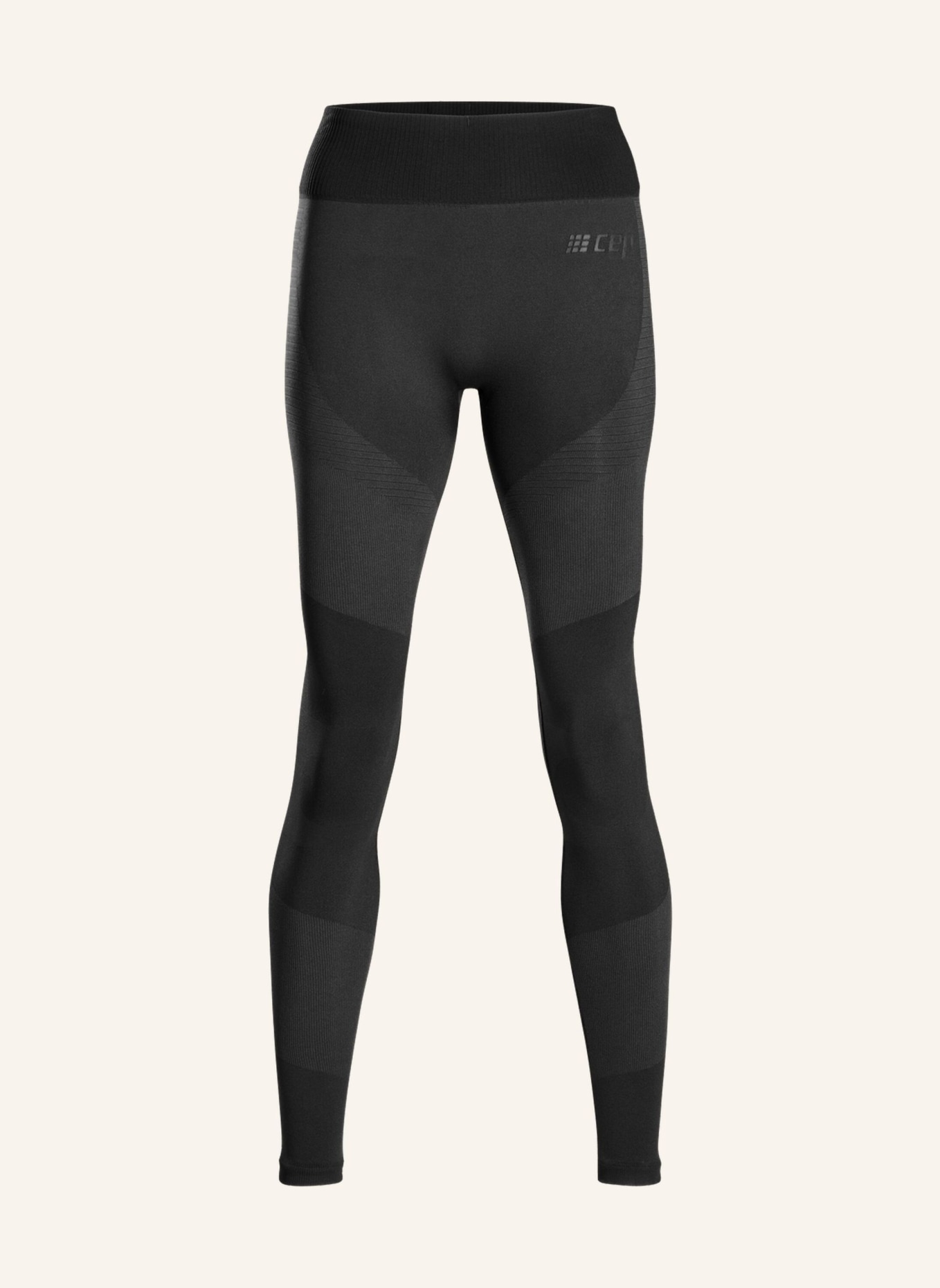 cep Tights THE RUN SEAMLESS mit Kompression: SCHWARZ