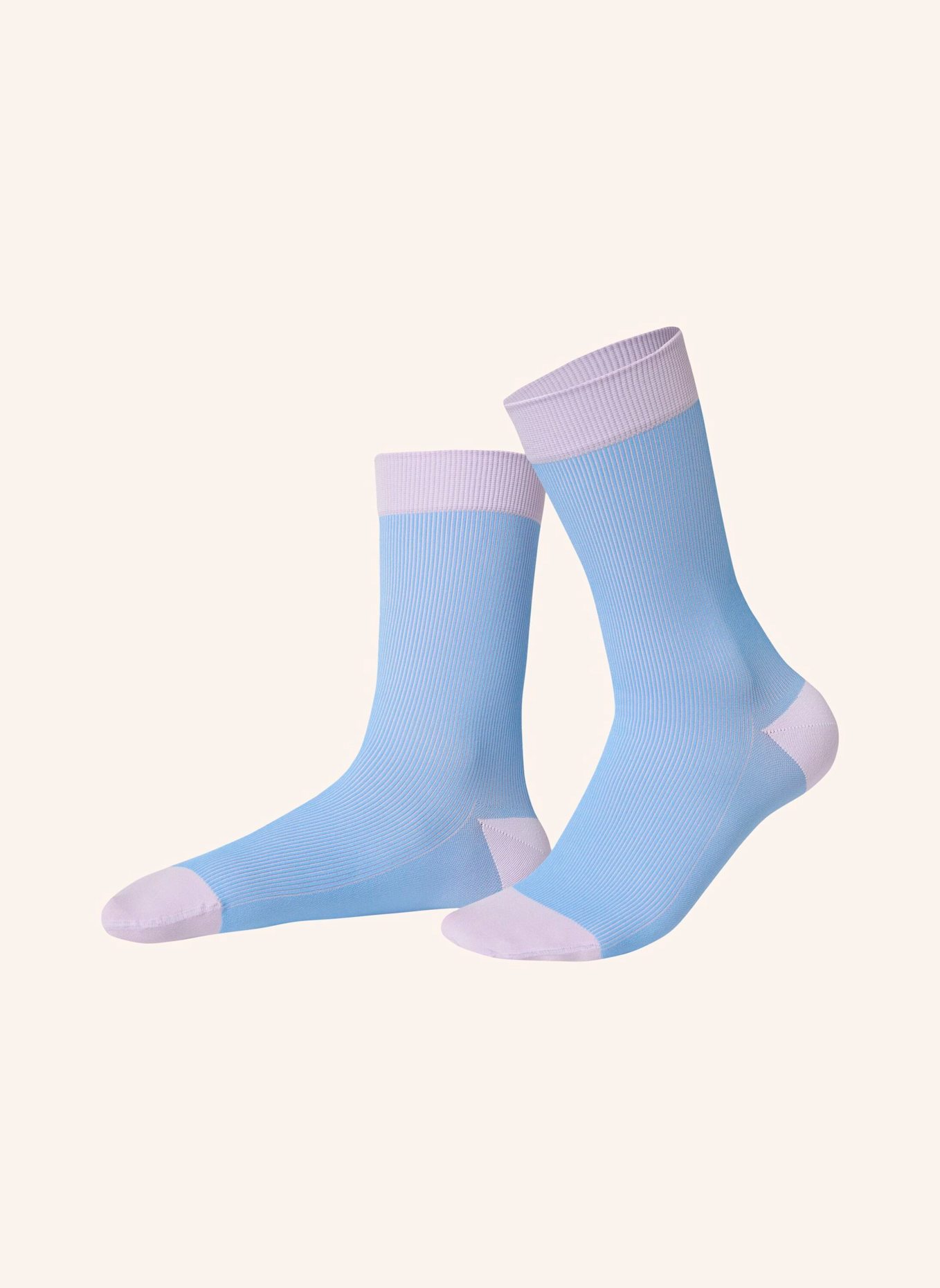 ITEM m6 Socken SNEAKER STRIPED mit Kompression, Farbe: BLAU/ ROSA (Bild 1)