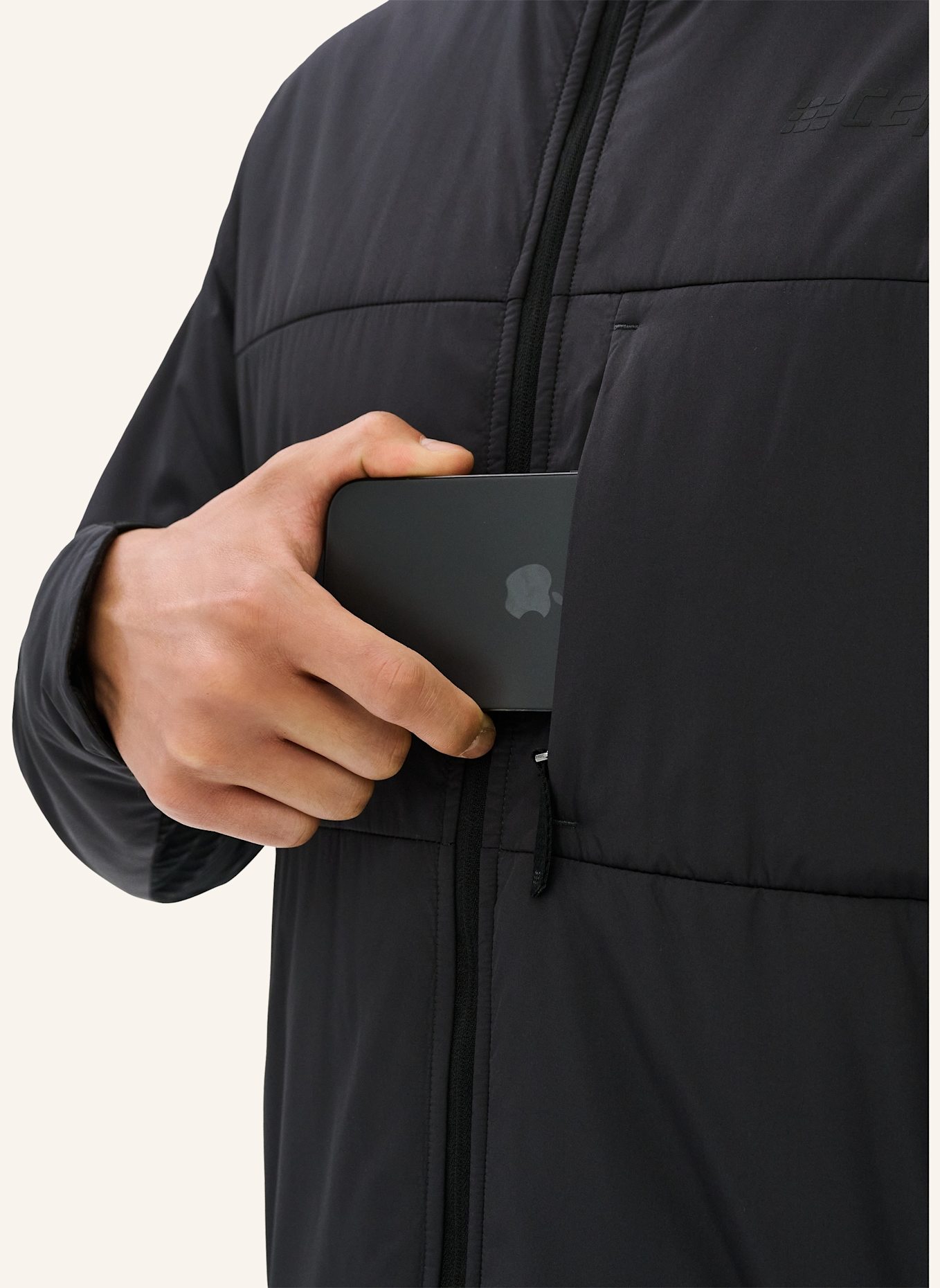 cep Jacke COLD WEATHER HYBRID: SCHWARZ