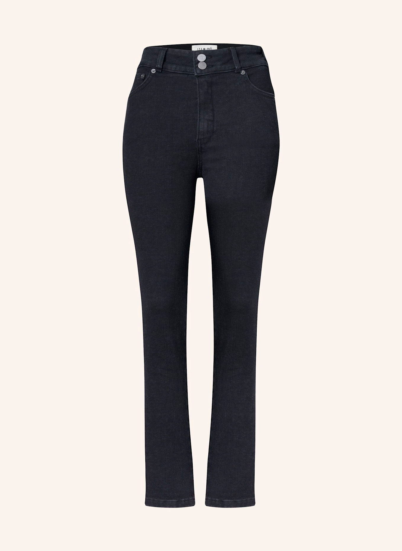 ITEM m6 Jeans SLIM HIGH RISE DENIM mit Shaping-Effekt, Farbe: SCHWARZ (Bild 1)