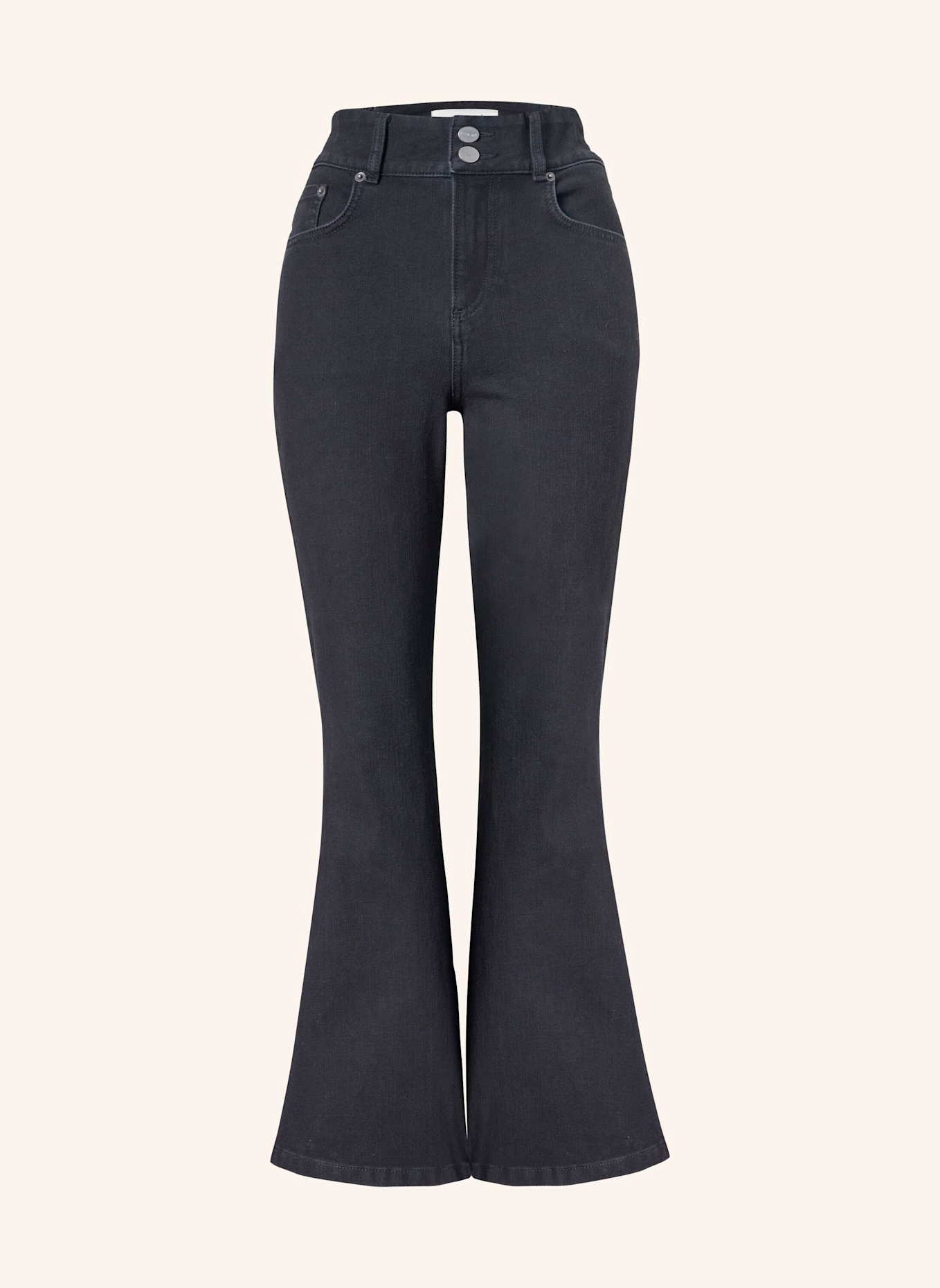 ITEM m6 Flared Jeans KICK FLARED HIGH RISE, Farbe: SCHWARZ (Bild 1)