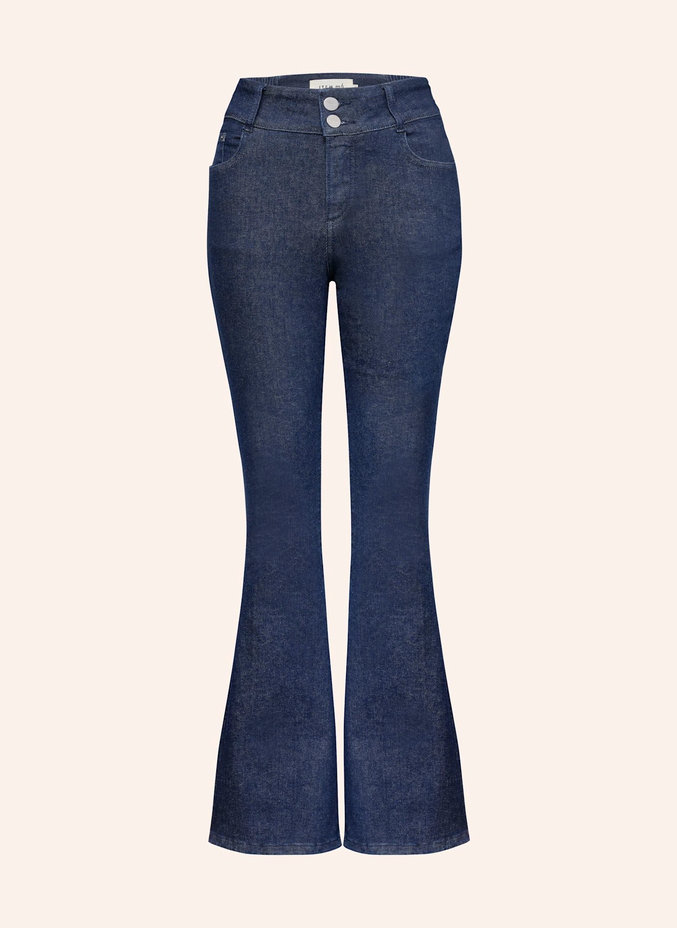 ITEM m6 Flared Jeans HIGH RISE DENIM, Farbe: DUNKELBLAU (Bild 1)