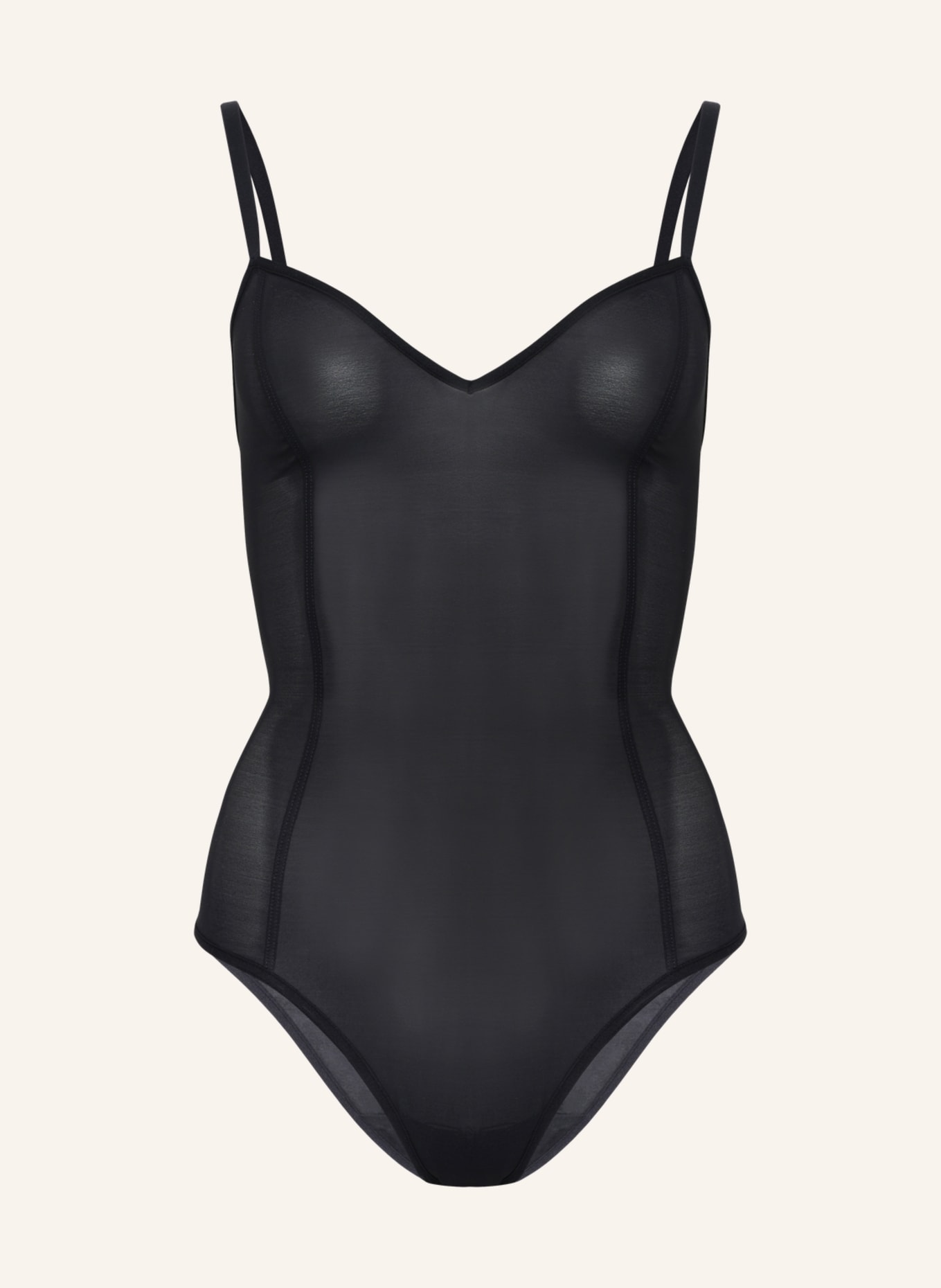 ITEM m6 Shape-Body ALL MESH mit Rückenausschnitt, Farbe: SCHWARZ (Bild 1)