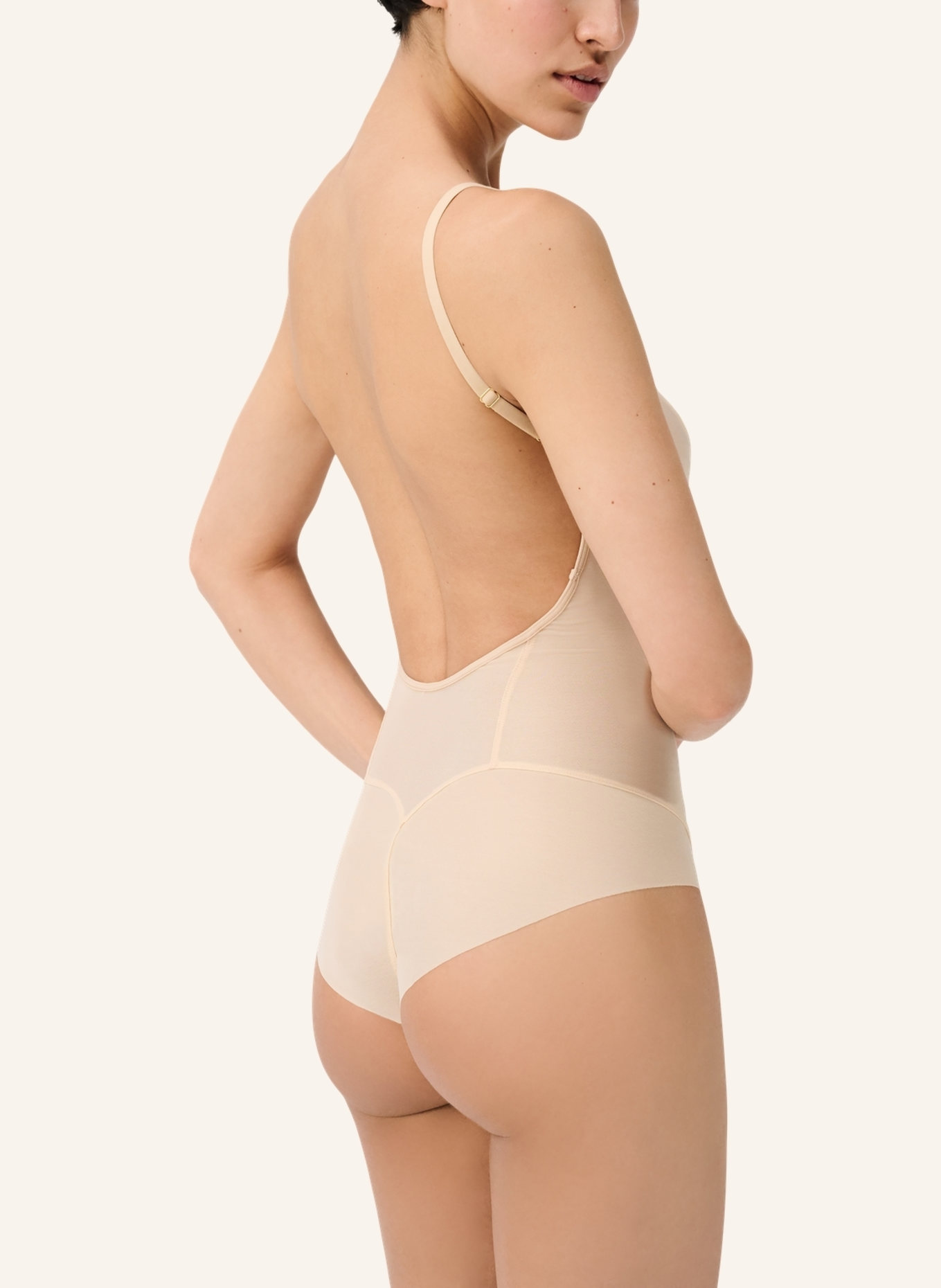 ITEM m6 Shape-Body ALL MESH mit Rückenausschnitt, Farbe: BEIGE (Bild 3)