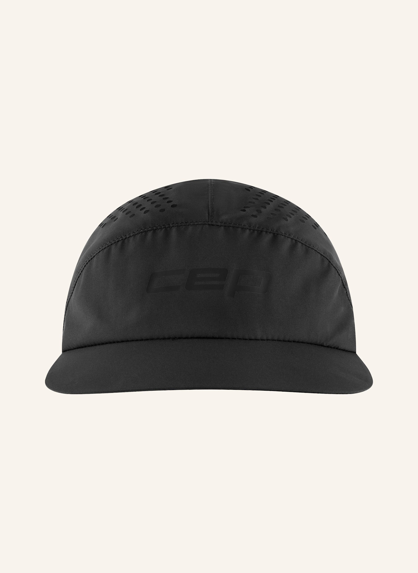 cep CEP CEP pro run ultralight cap, unisex: SCHWARZ