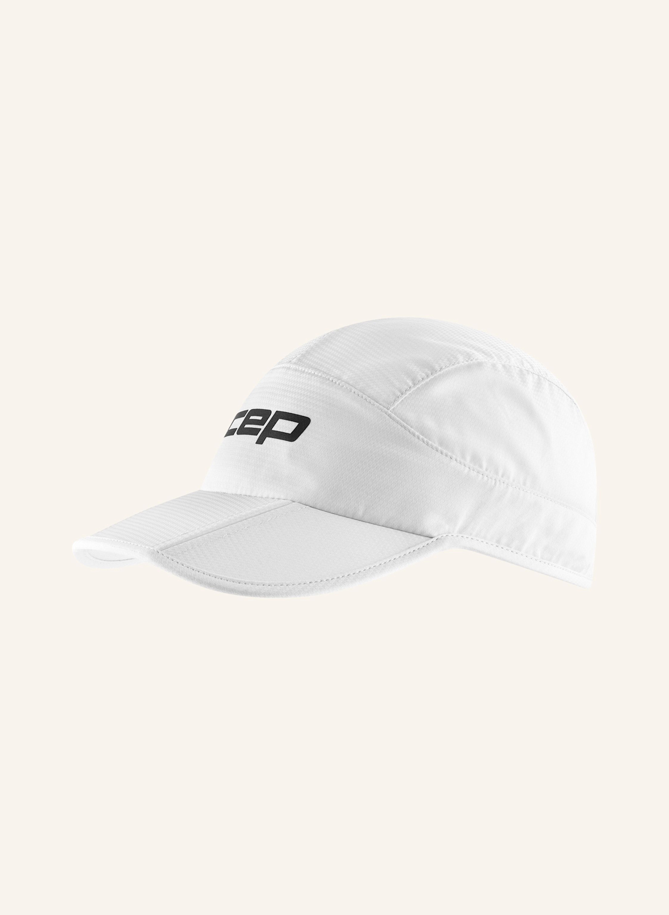 cep CEP CEP run foldable cap, unisex: WEISS