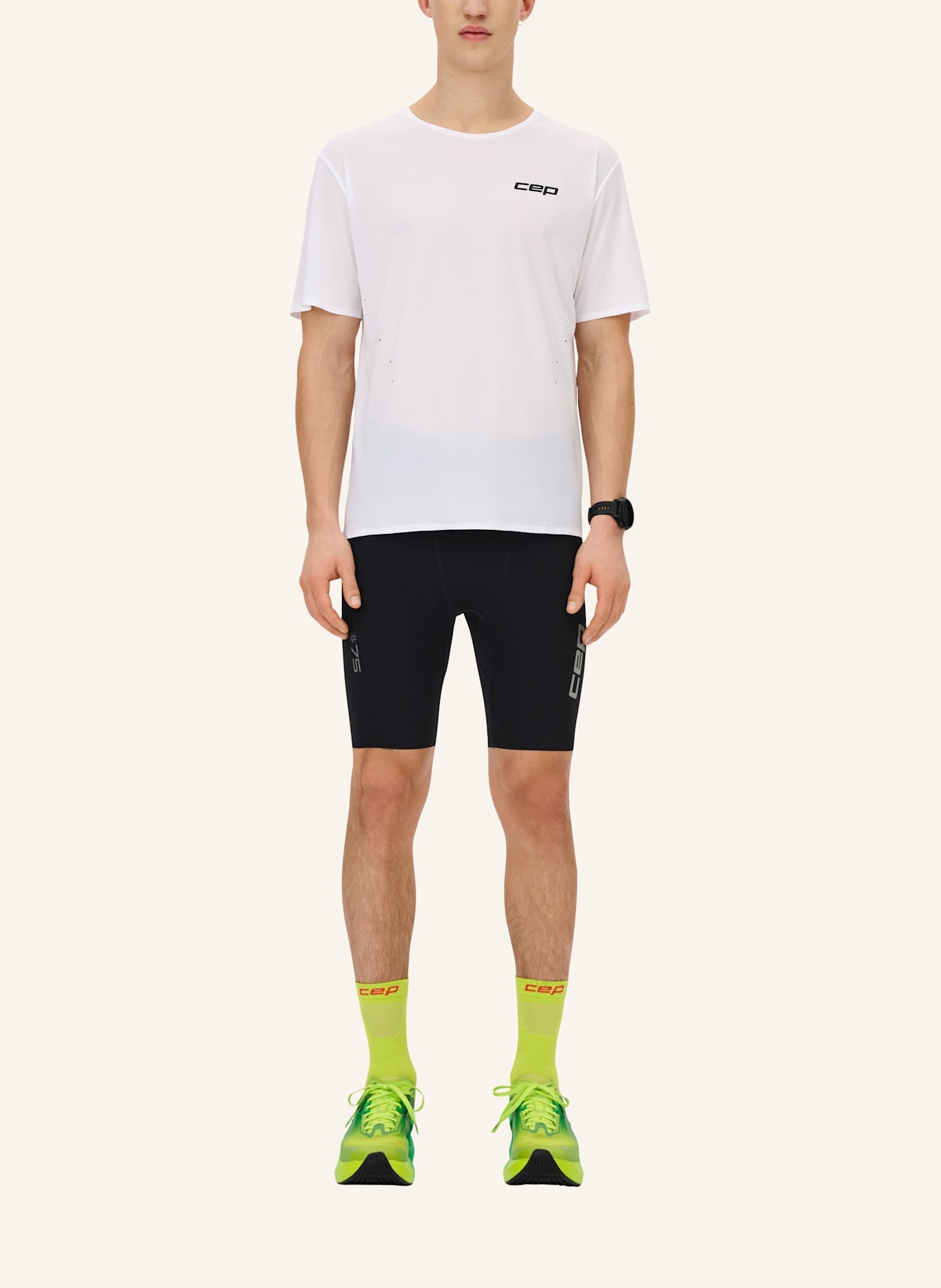 cep CEP CEP pro run ultralight shorts, men: SCHWARZ