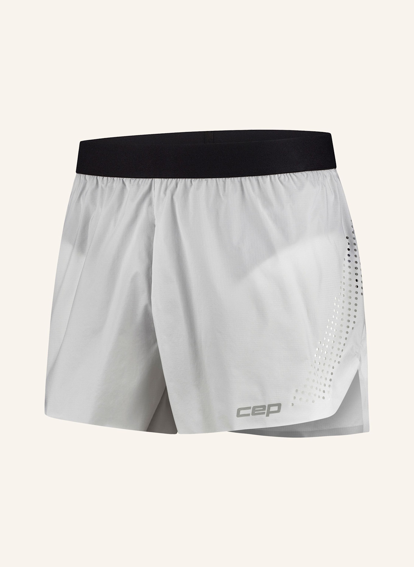 cep CEP CEP pro run ultralight shorts, loose fit, men: HELLGRAU