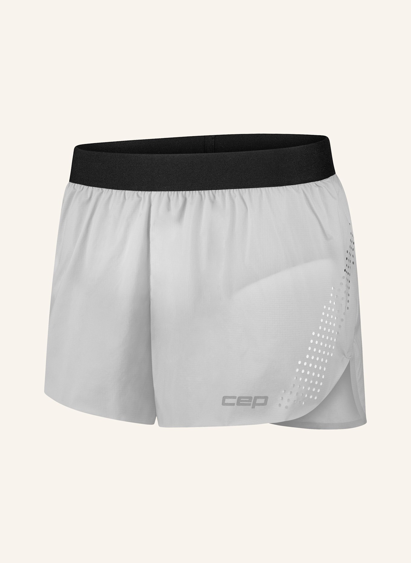 cep CEP CEP pro run ultralight shorts, loose fit, women: HELLGRAU