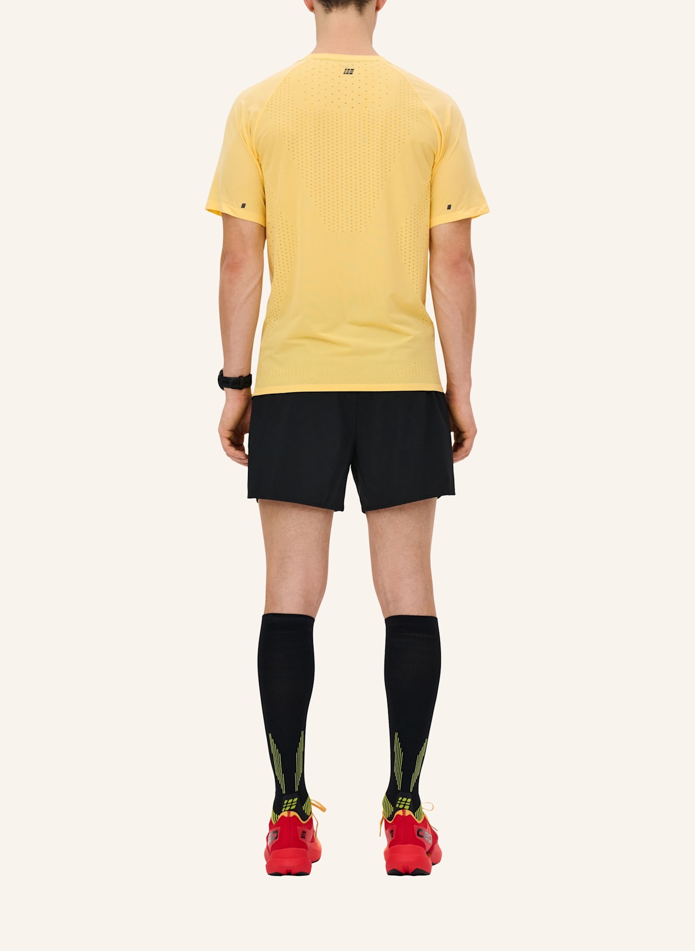 cep CEP CEP run shorts, loose fit, men: SCHWARZ