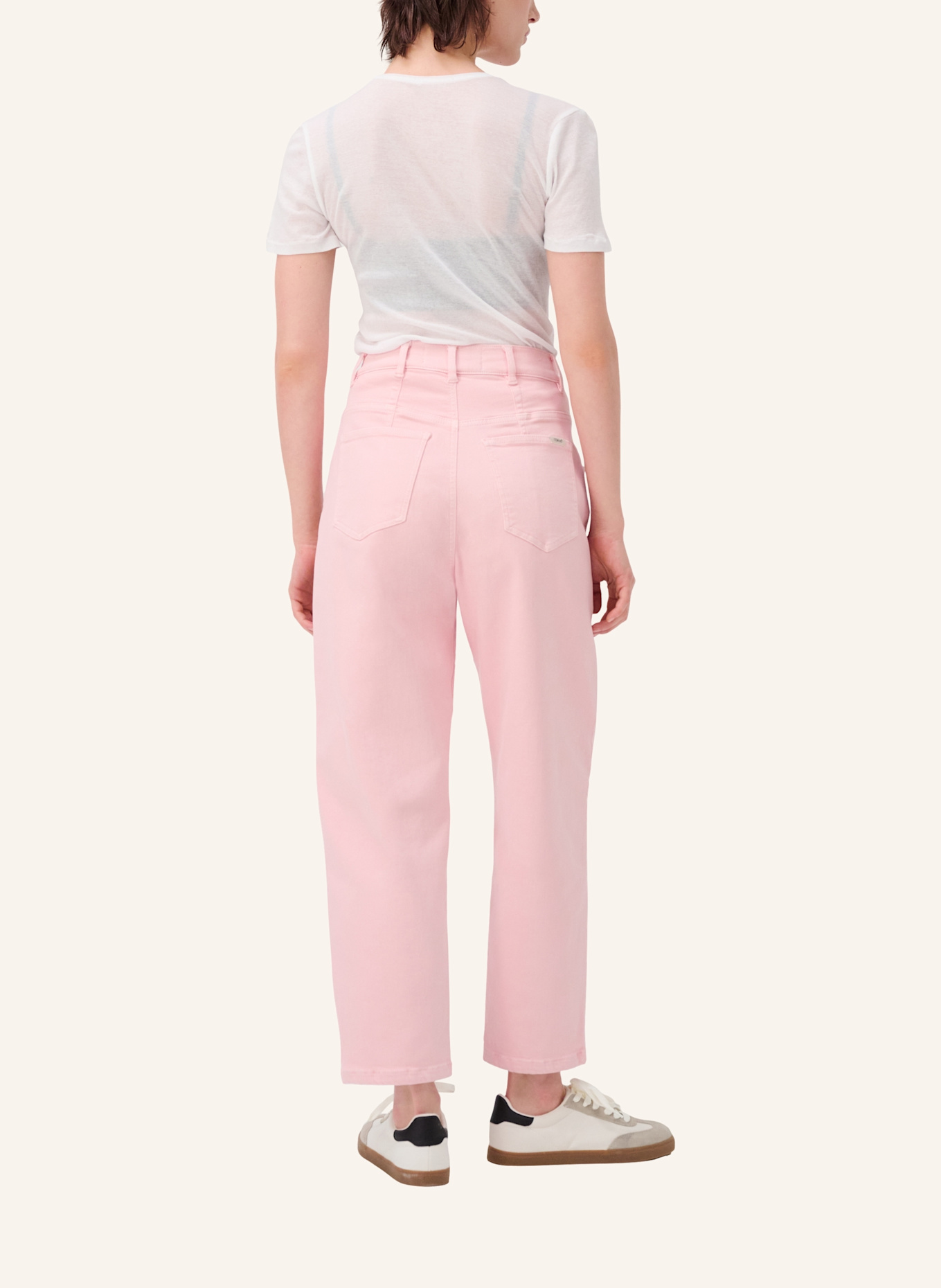 ITEM m6 Mom Jeans RELAXED HIGH RISE DENIM: CREME