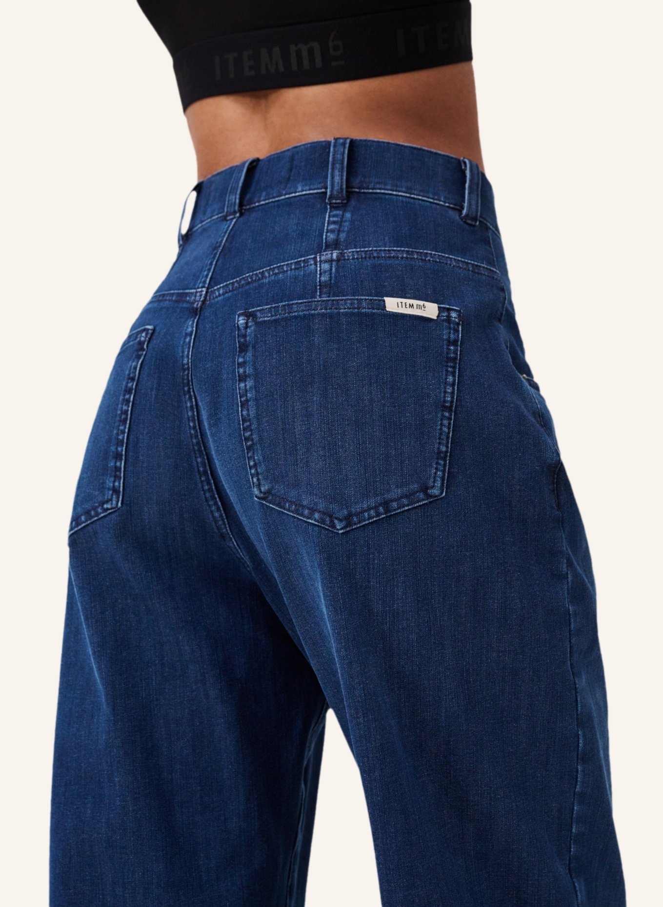 ITEM m6 Mom Jeans RELAXED HIGH RISE DENIM: BLAU