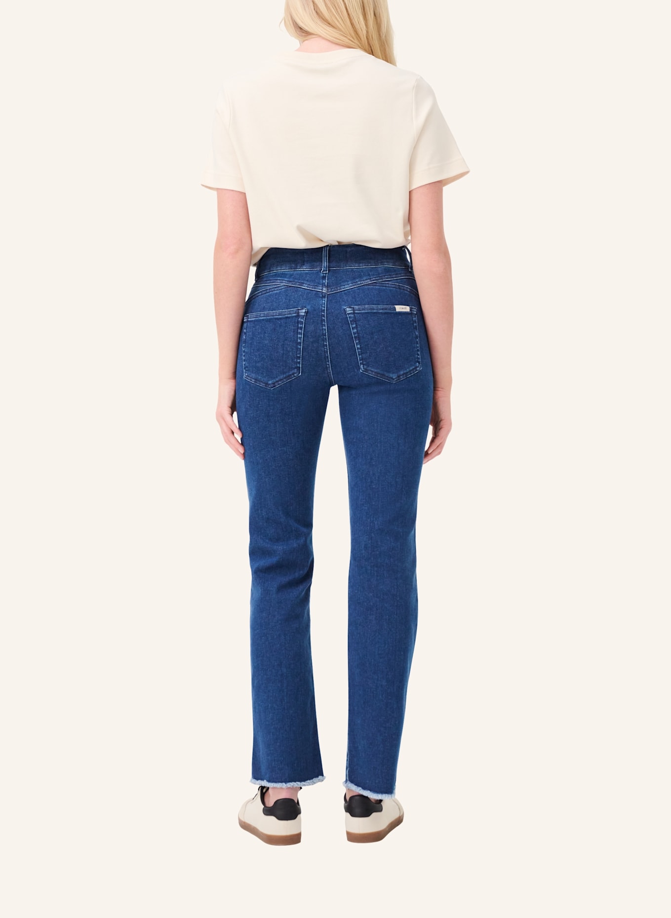 ITEM m6 Jeans Straight High Rise: BLAU