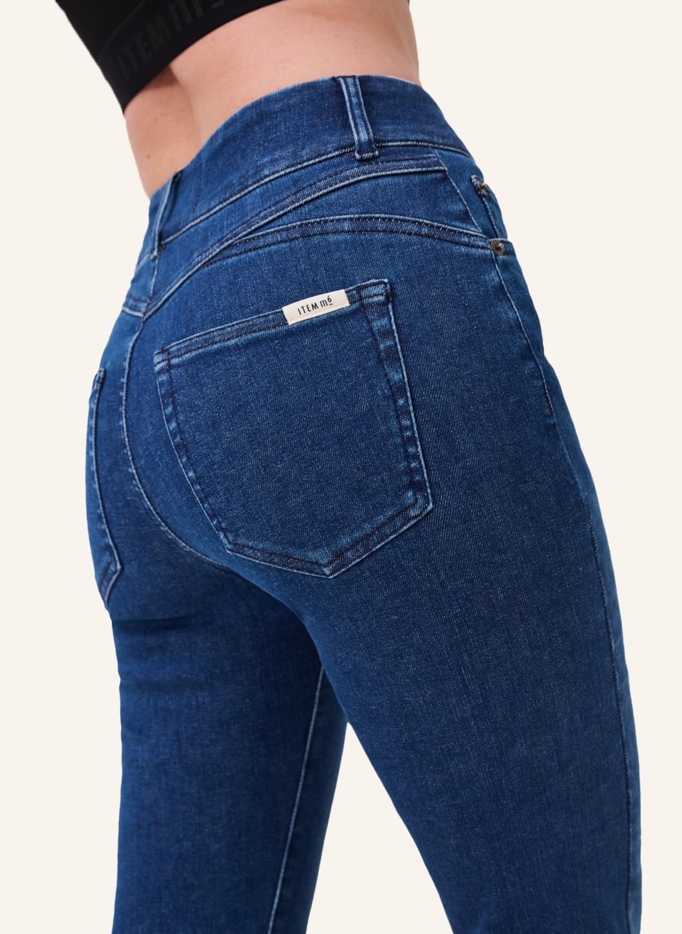 ITEM m6 Jeans Straight High Rise: BLAU
