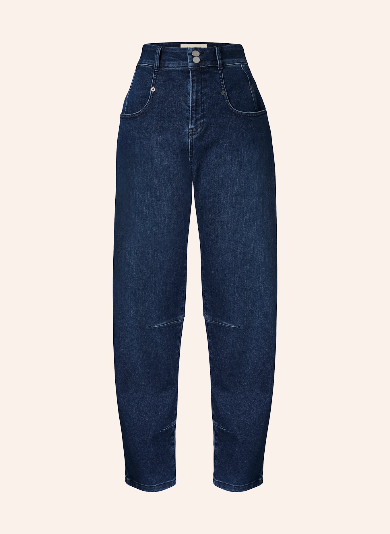 ITEM m6 ITEM m6 Pants LONG RELAXED DENIM HIGH RISE: BLAU